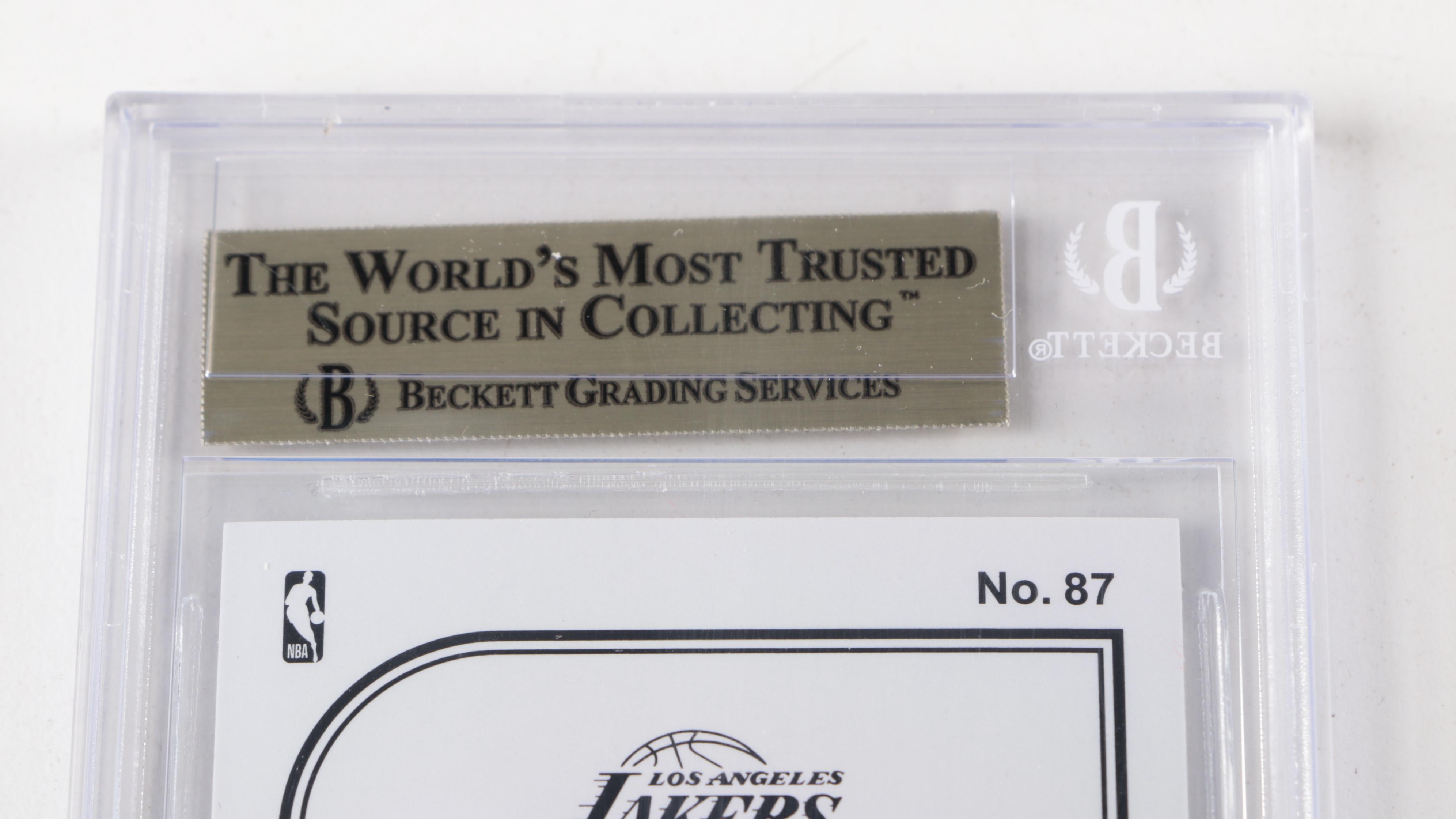 2020 NBA Hoops Graded LeBron James Basketball Card