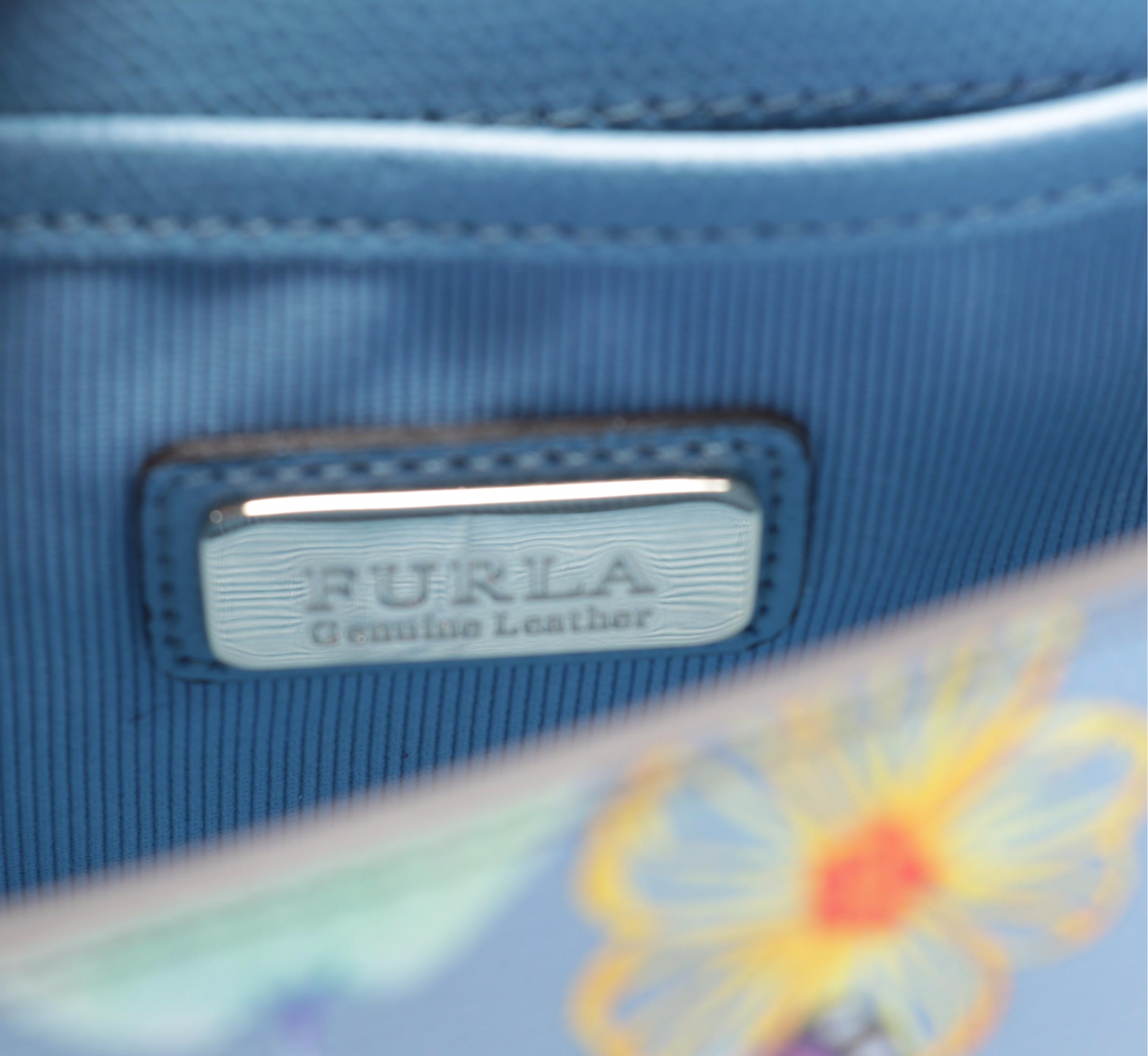 Furla Mini Metropolis Crossbody Bag in Butterfly Print