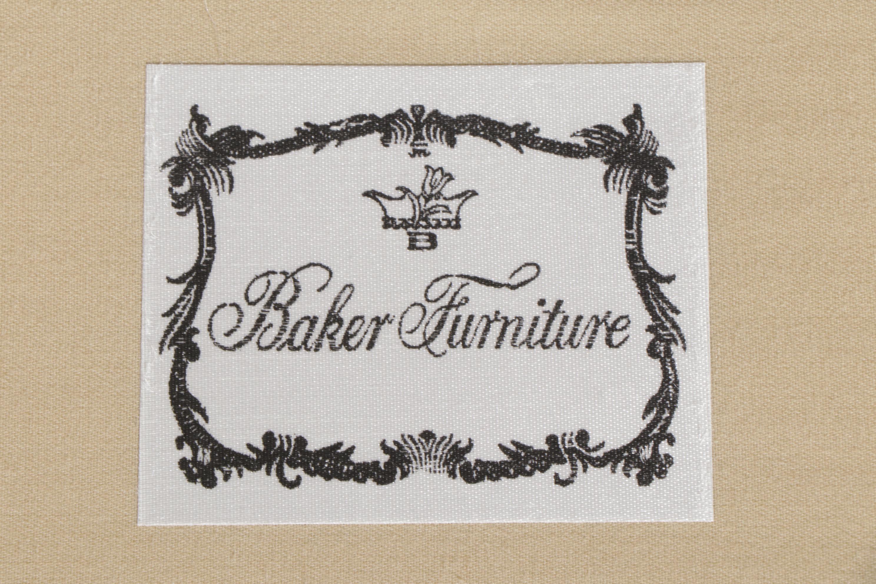 Baker Furniture Upholstered Armchair, Late 20th to 21st Century