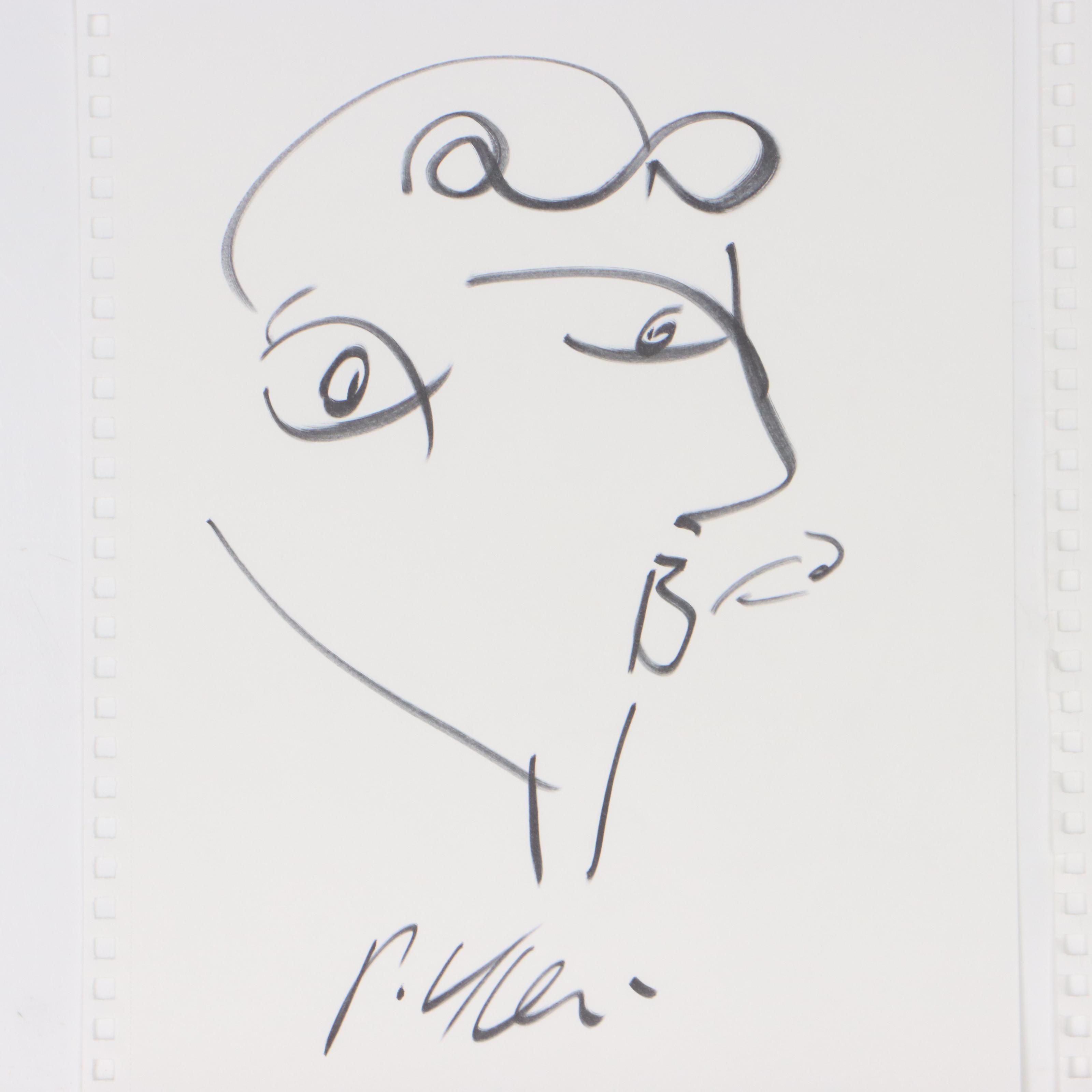 Peter Keil Portrait Ink Drawings