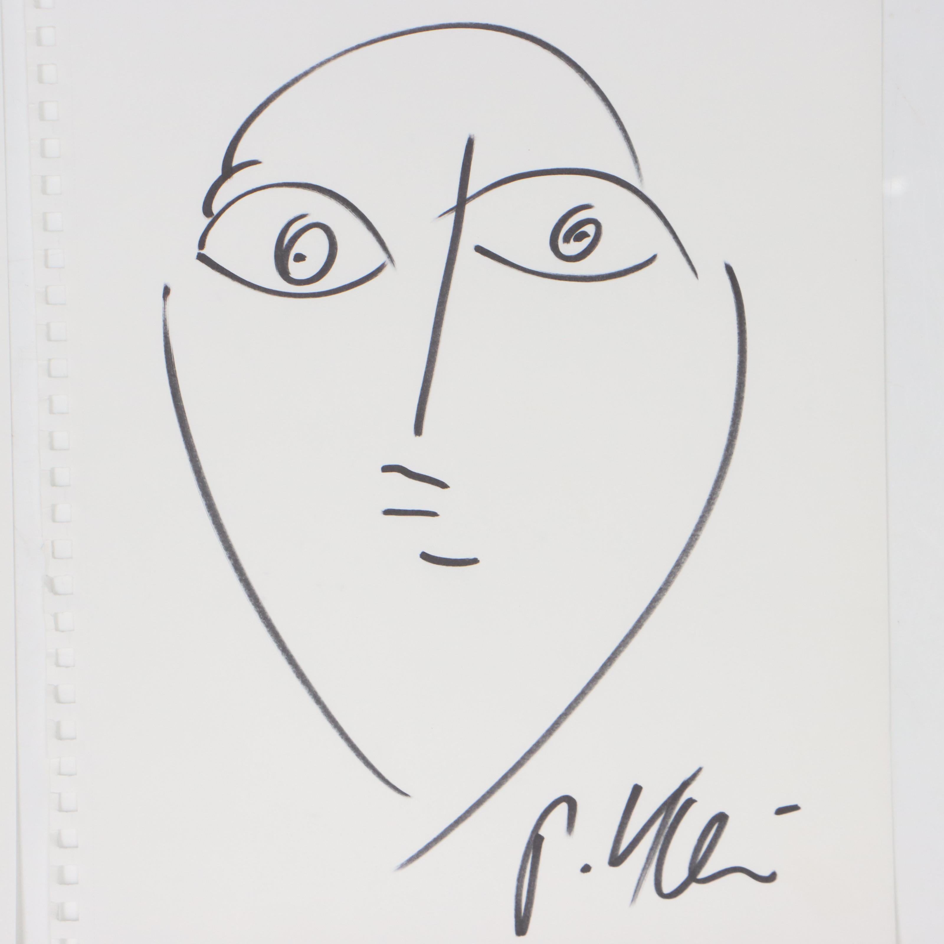 Peter Keil Portrait Ink Drawings