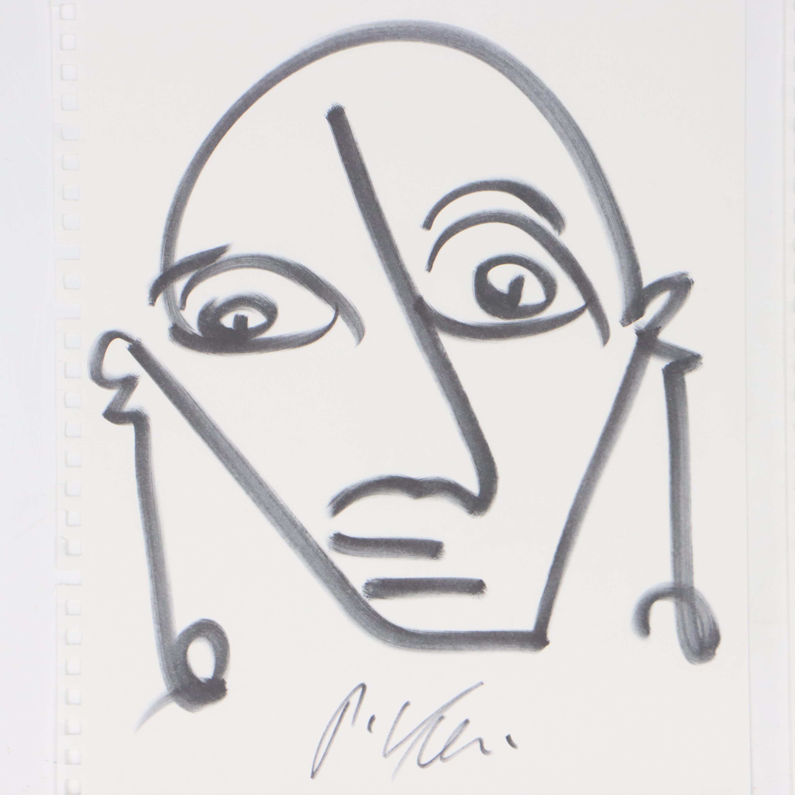 Peter Keil Portrait Ink Drawings