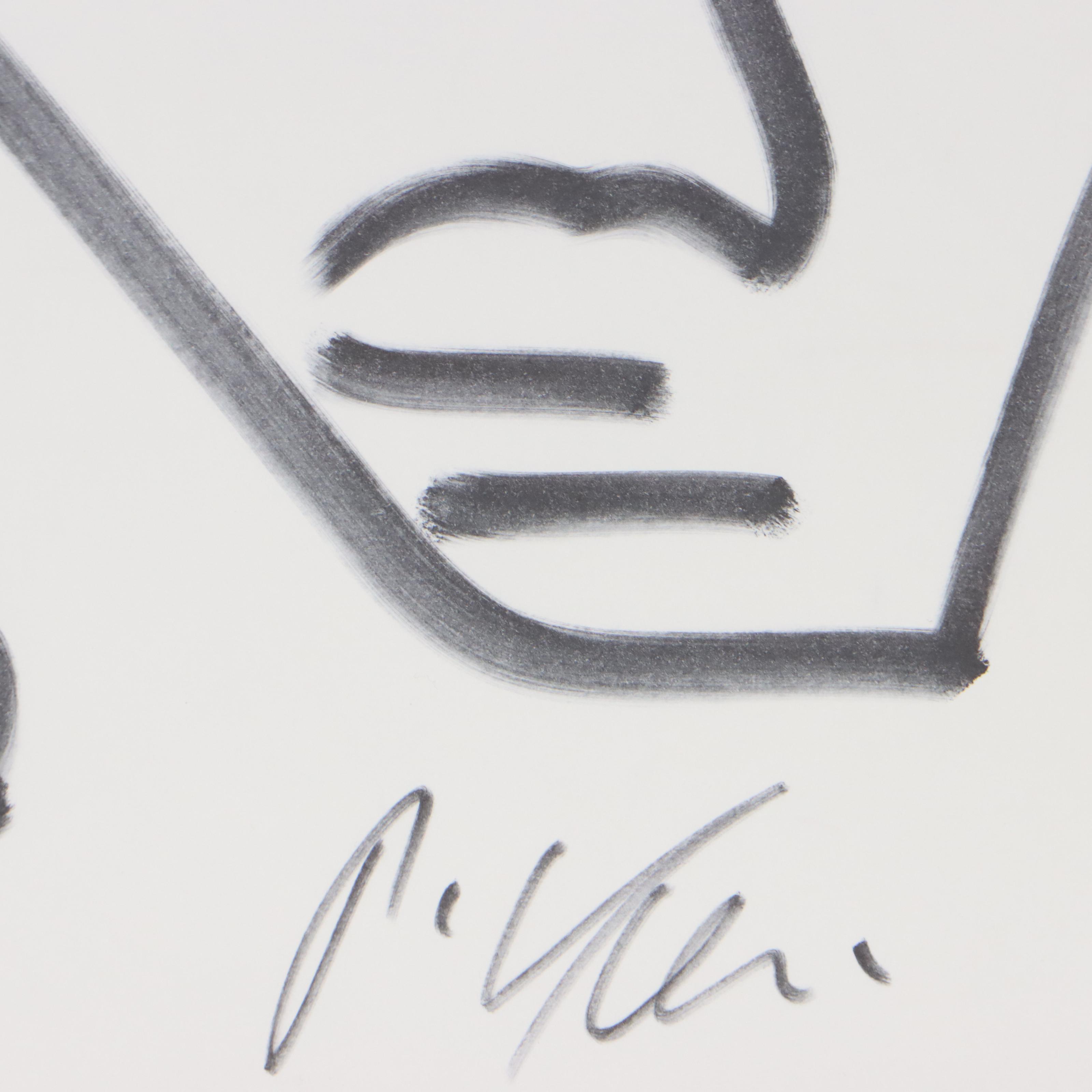 Peter Keil Portrait Ink Drawings