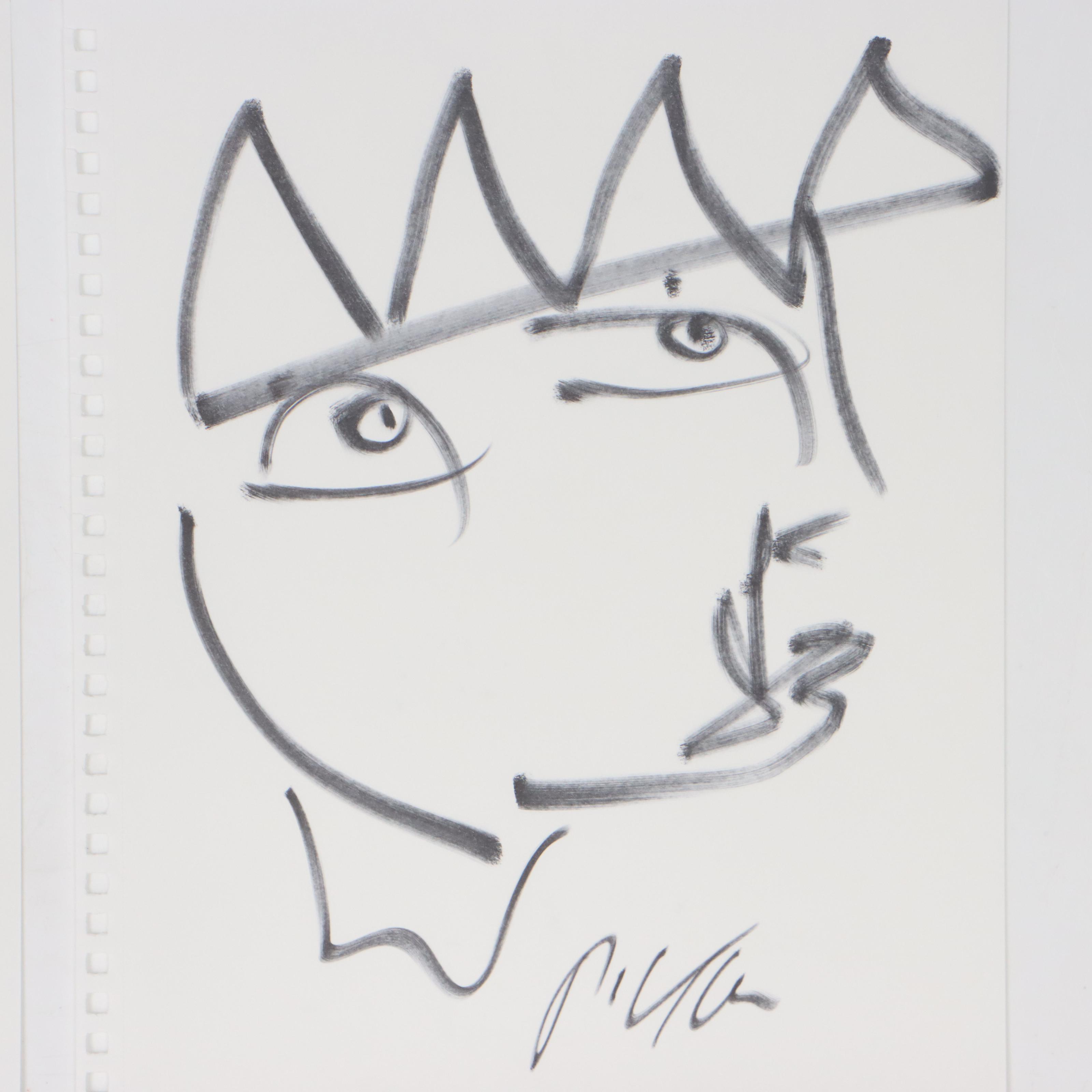 Peter Keil Portrait Ink Drawings