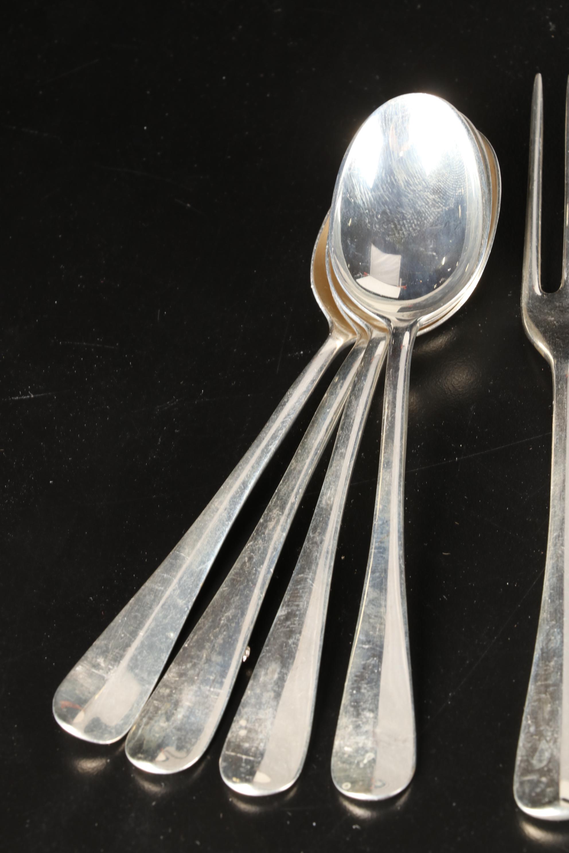 Steiff Sterling Silver Flatware and Reed & Barton Case