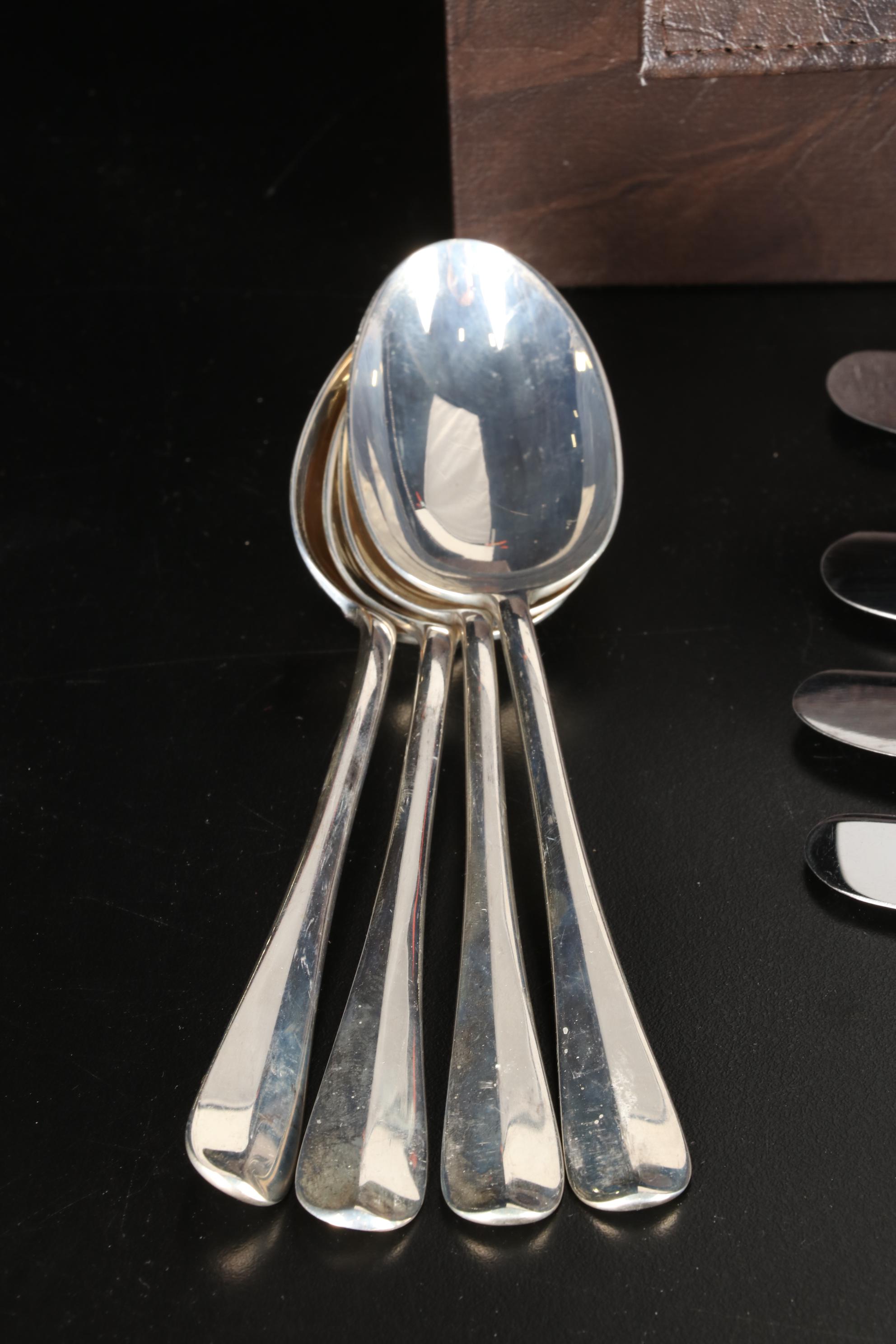 Steiff Sterling Silver Flatware and Reed & Barton Case