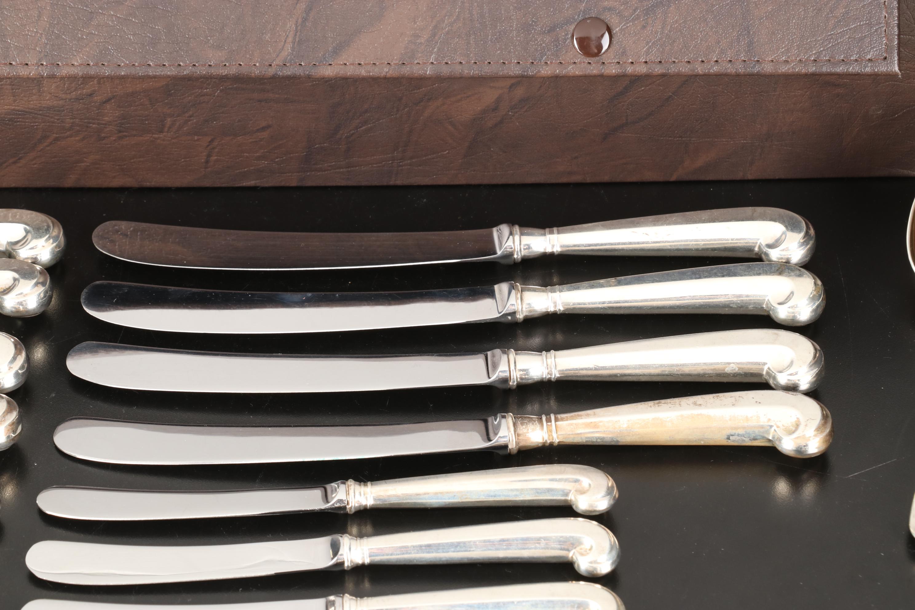 Steiff Sterling Silver Flatware and Reed & Barton Case