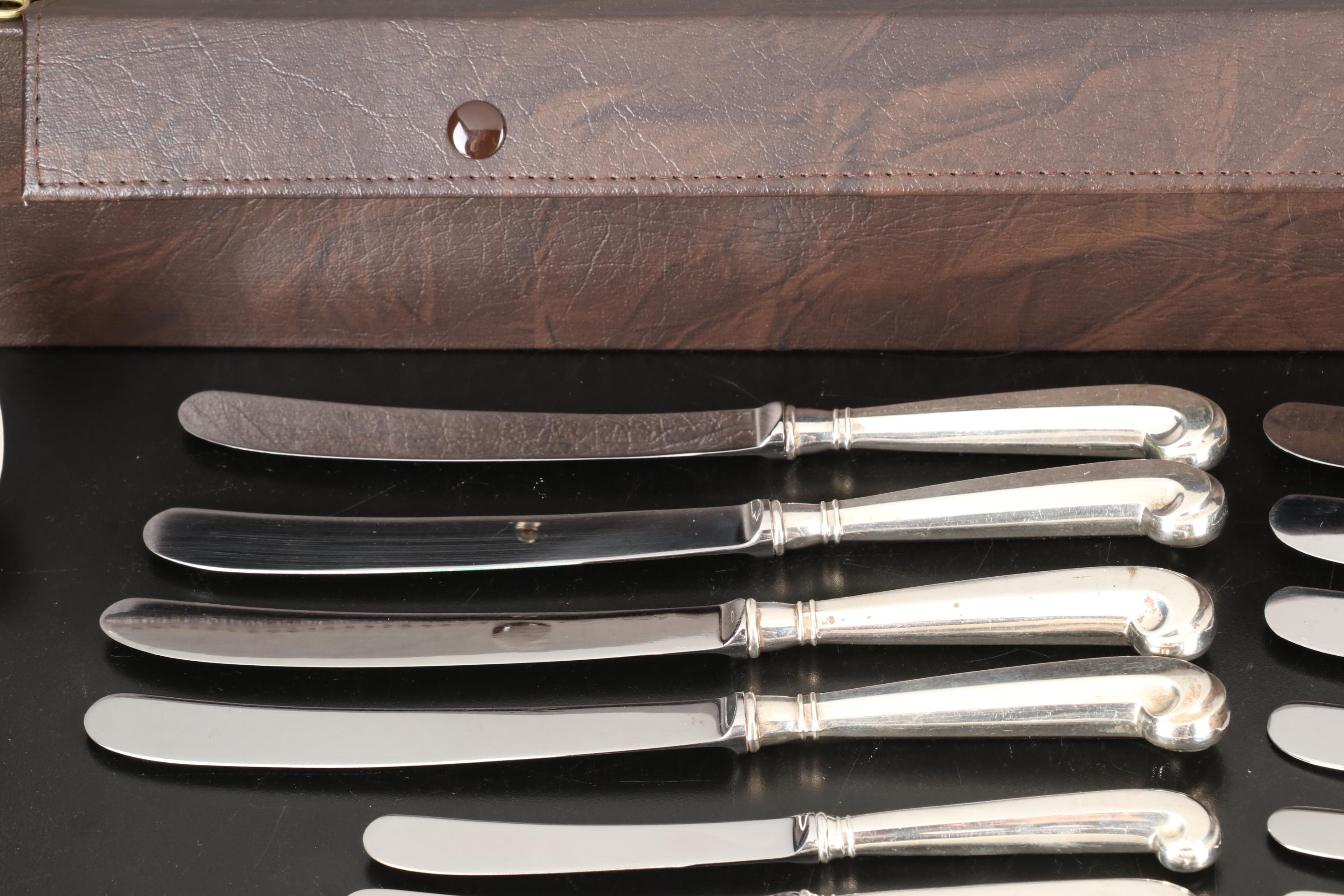 Steiff Sterling Silver Flatware and Reed & Barton Case