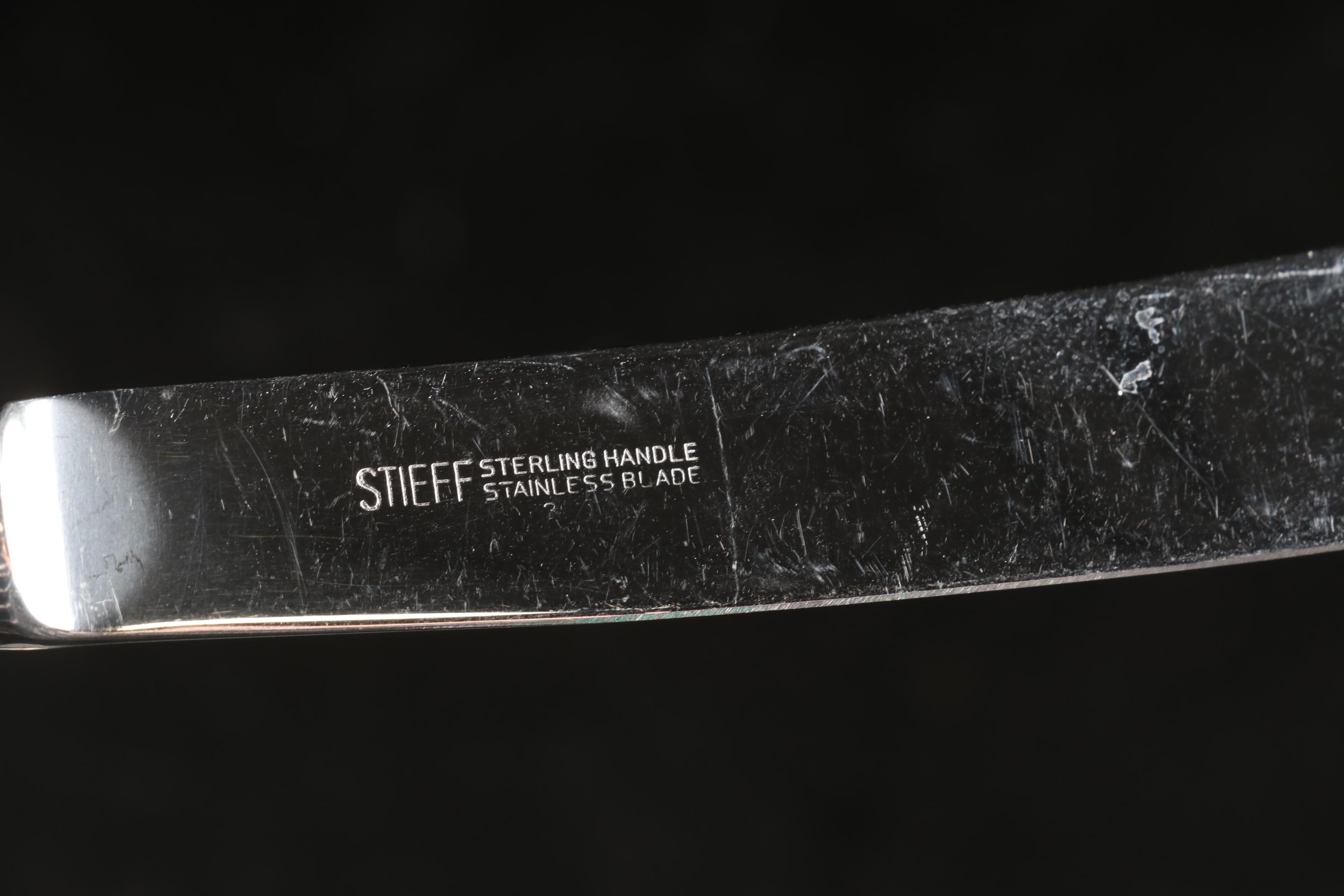 Steiff Sterling Silver Flatware and Reed & Barton Case