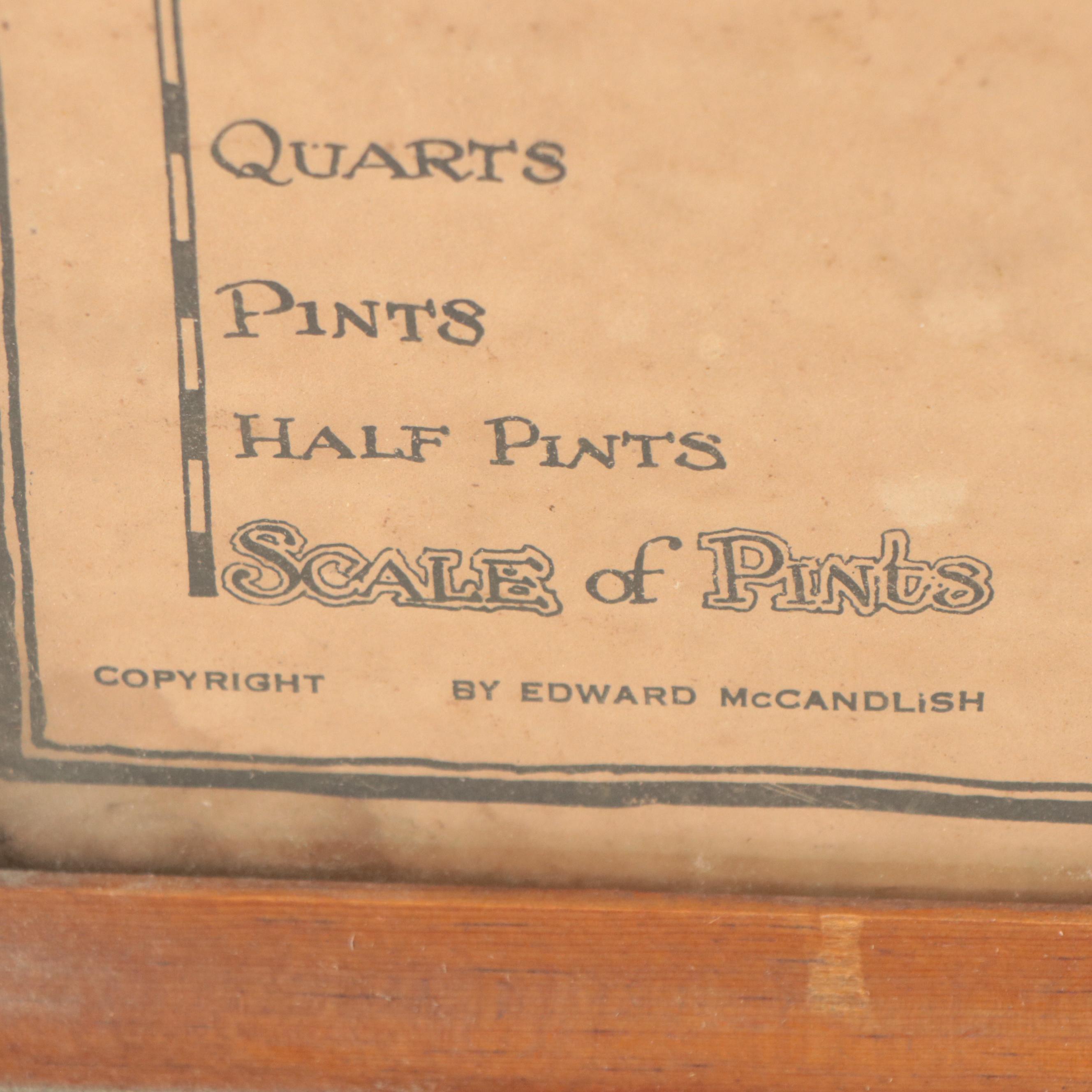 Pictoral Lithographic Map "Bootlegger's Map of the United States"