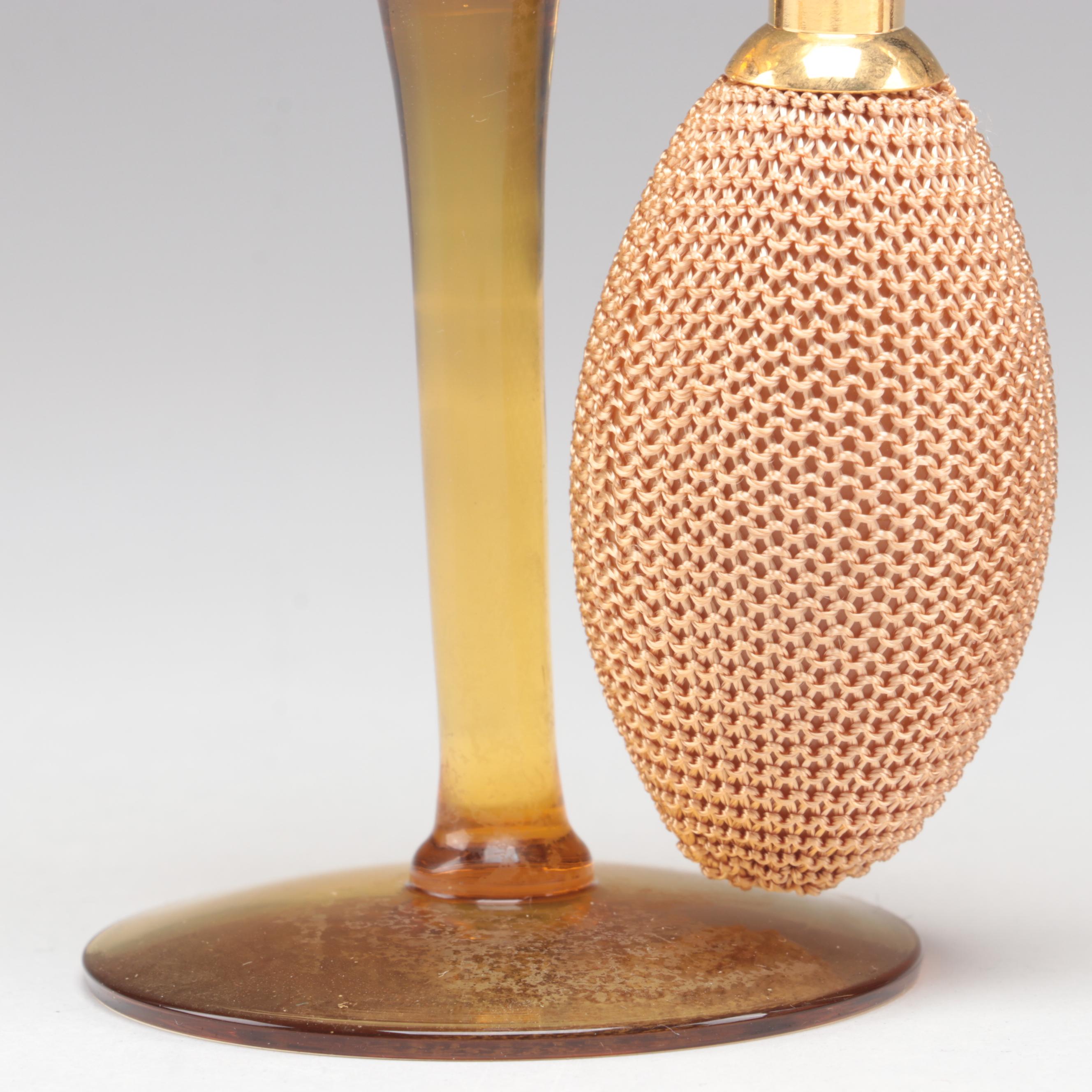 DeVilbiss with Other Glass Atomizer Perfume Bottles, Early 20th Century