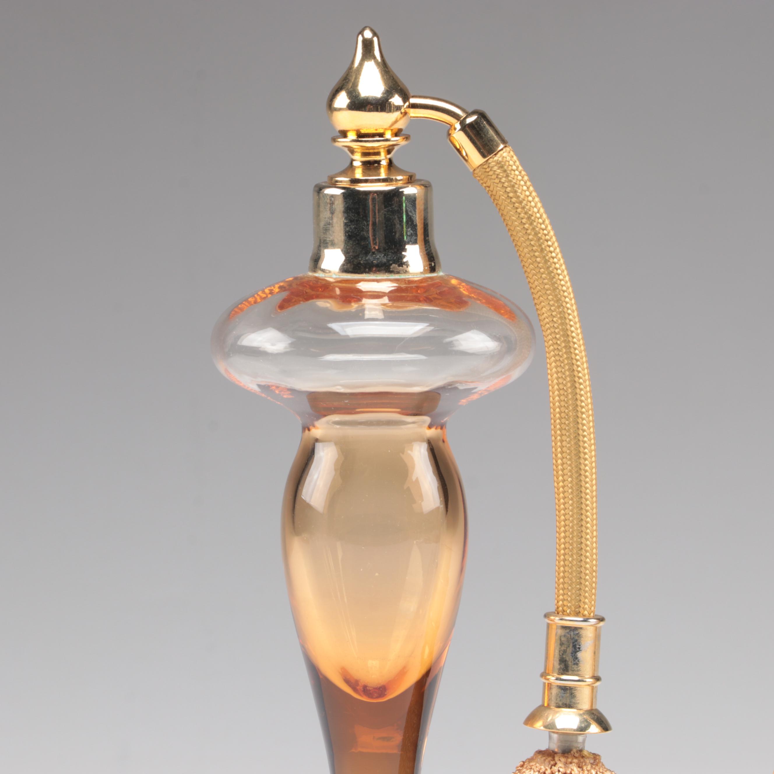 DeVilbiss with Other Glass Atomizer Perfume Bottles, Early 20th Century