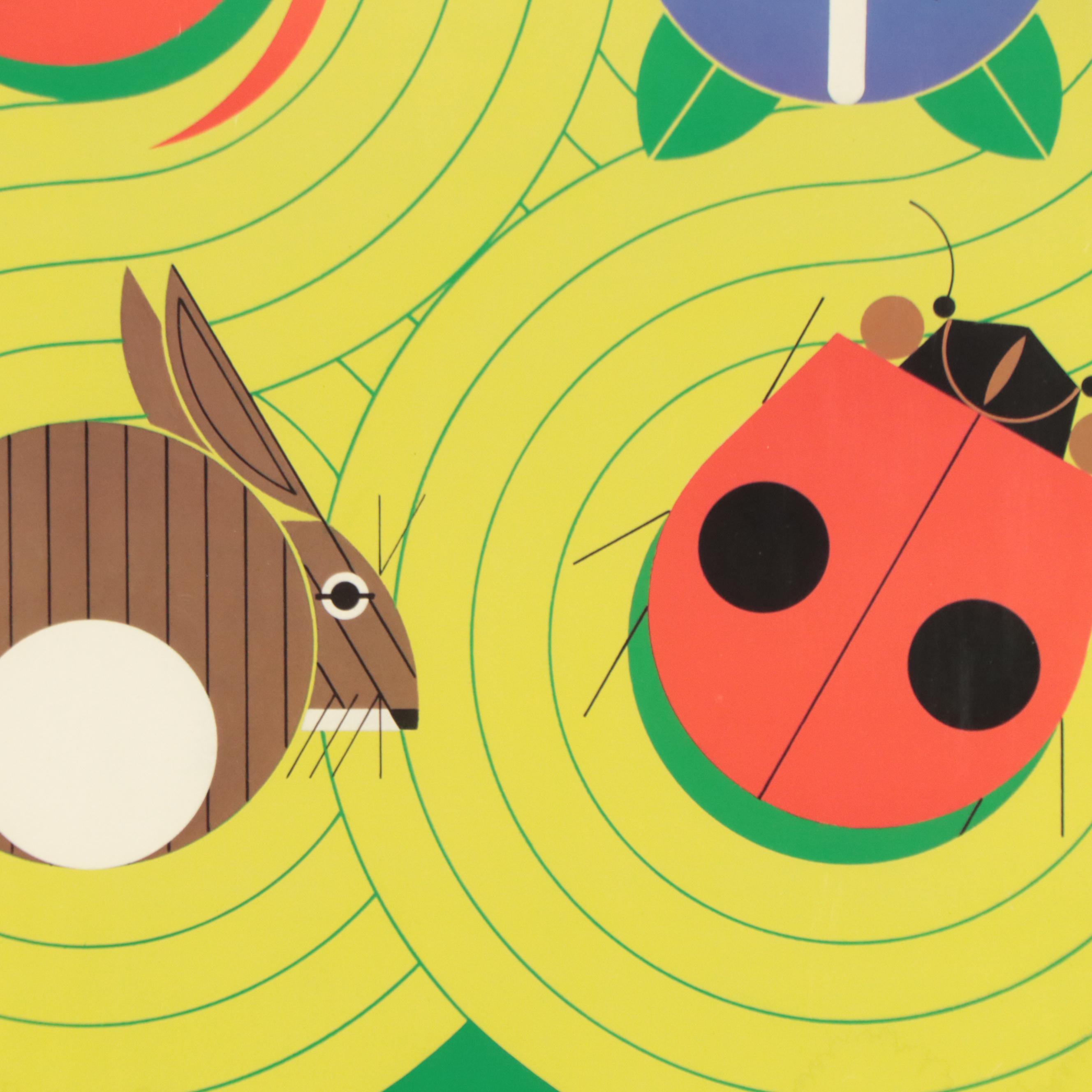 "A Day in Eden" Eden Park Posters, Featuring Charley Harper