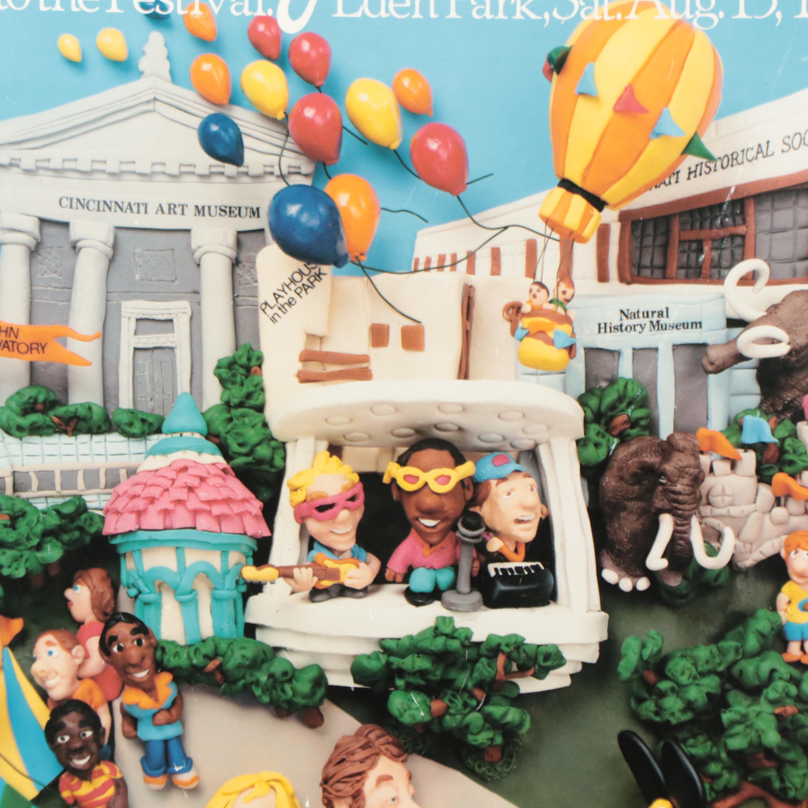 "A Day in Eden" Eden Park Posters, Featuring Charley Harper