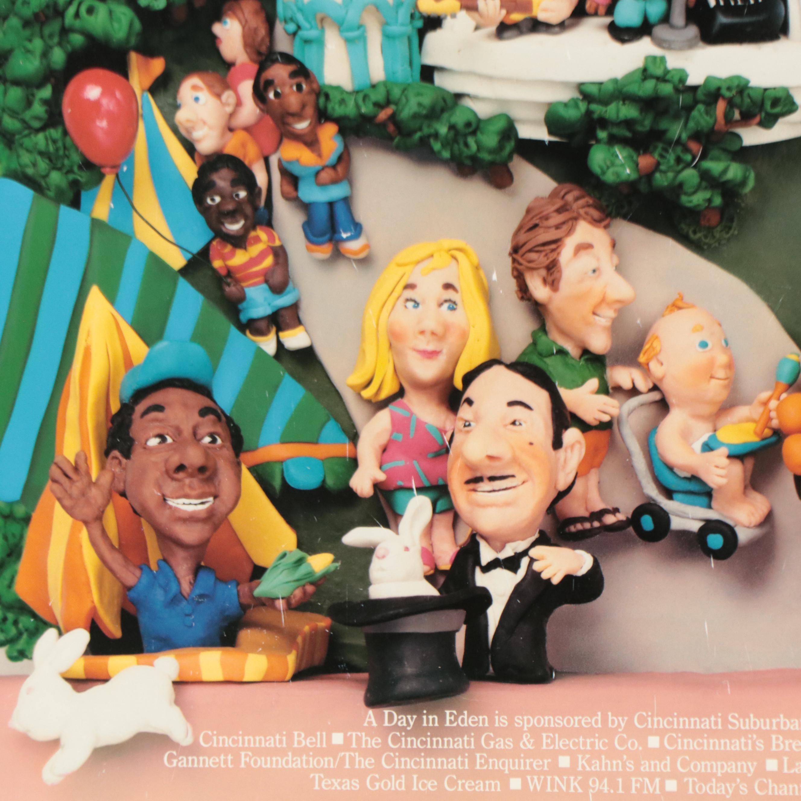 "A Day in Eden" Eden Park Posters, Featuring Charley Harper