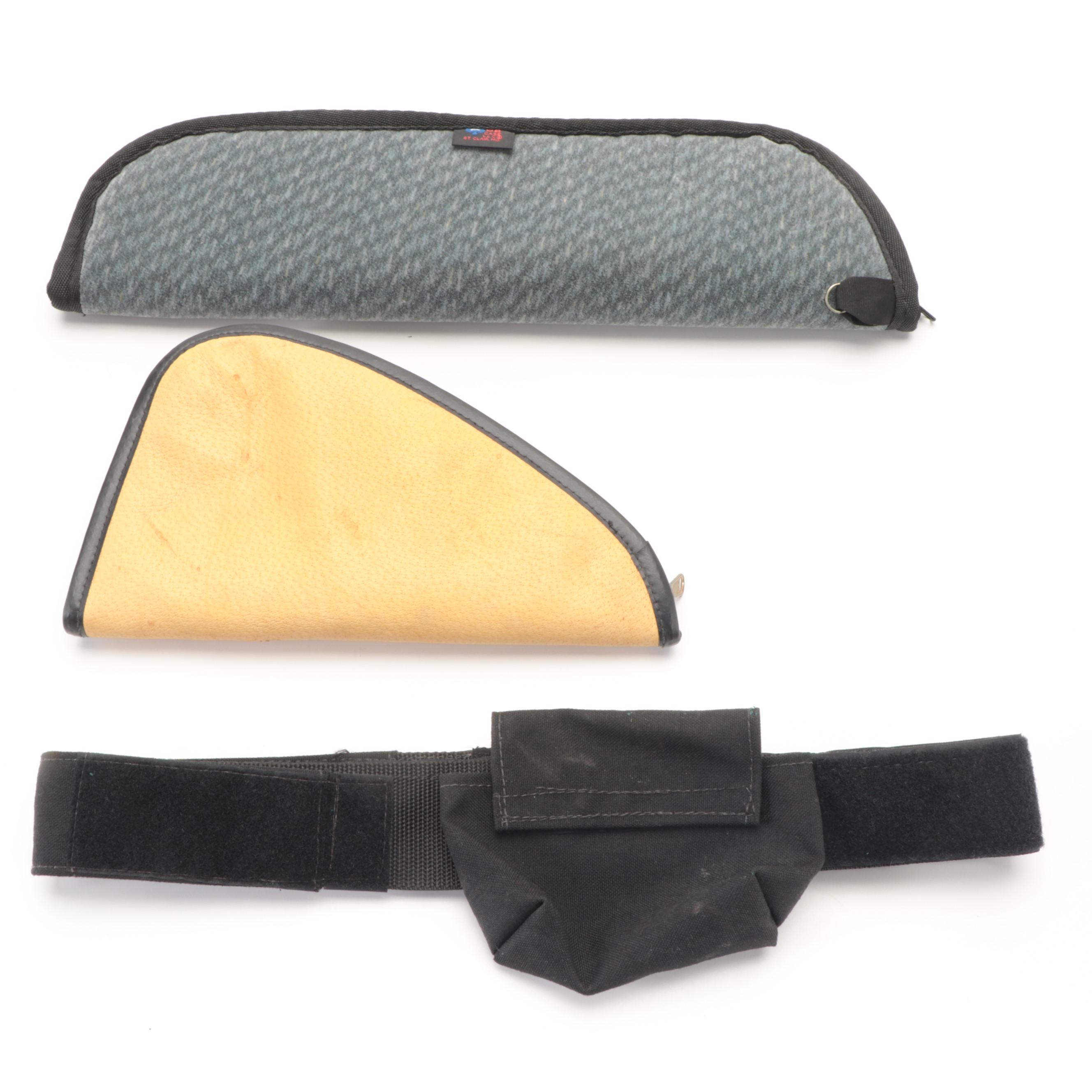 Smith & Wesson Revolver Case with Other Gun Cases and Holster