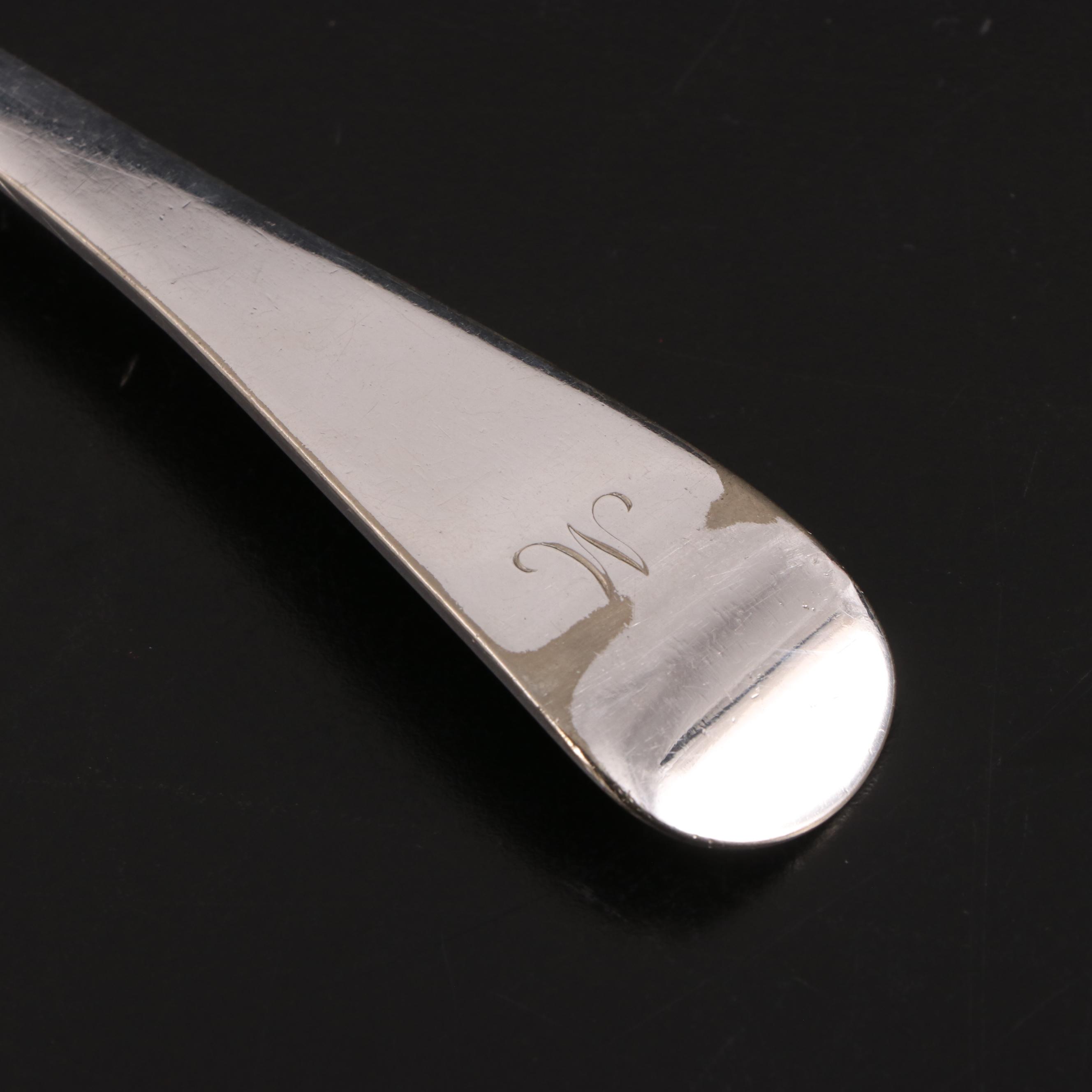 Christofle Silver Plate Ladle with Silver Plate Casserole Spoons and Servers