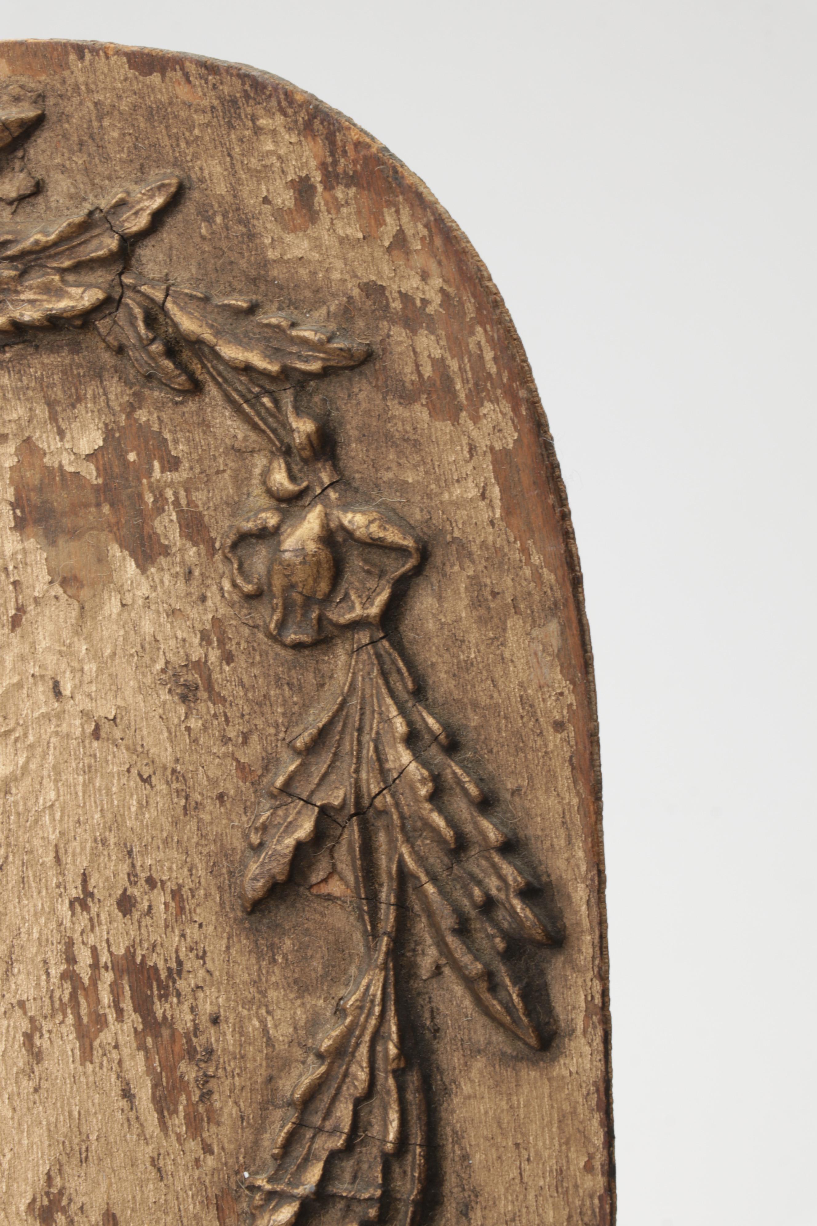 Profile Crayon Portrait of Young Woman, Circa 1900