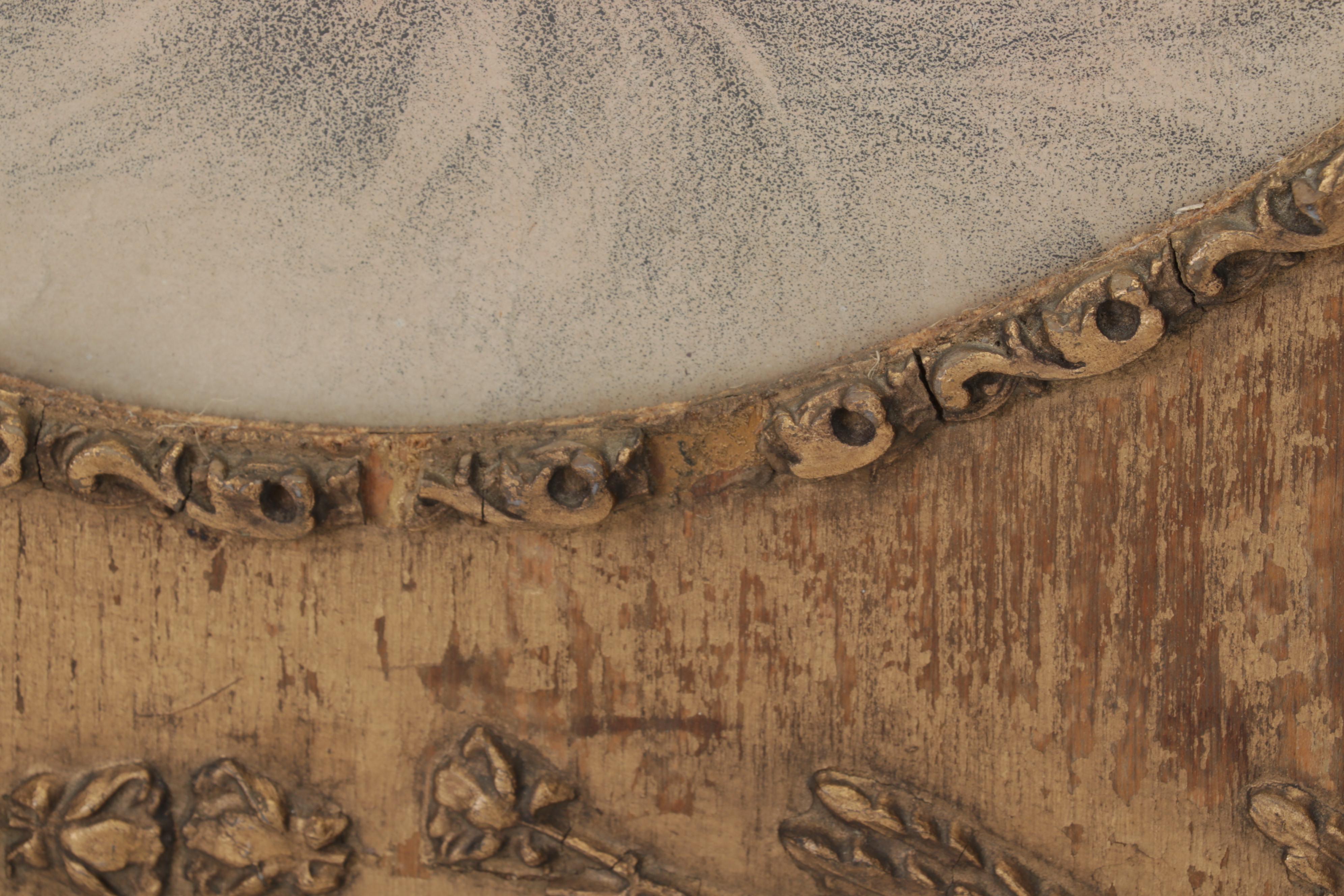 Profile Crayon Portrait of Young Woman, Circa 1900