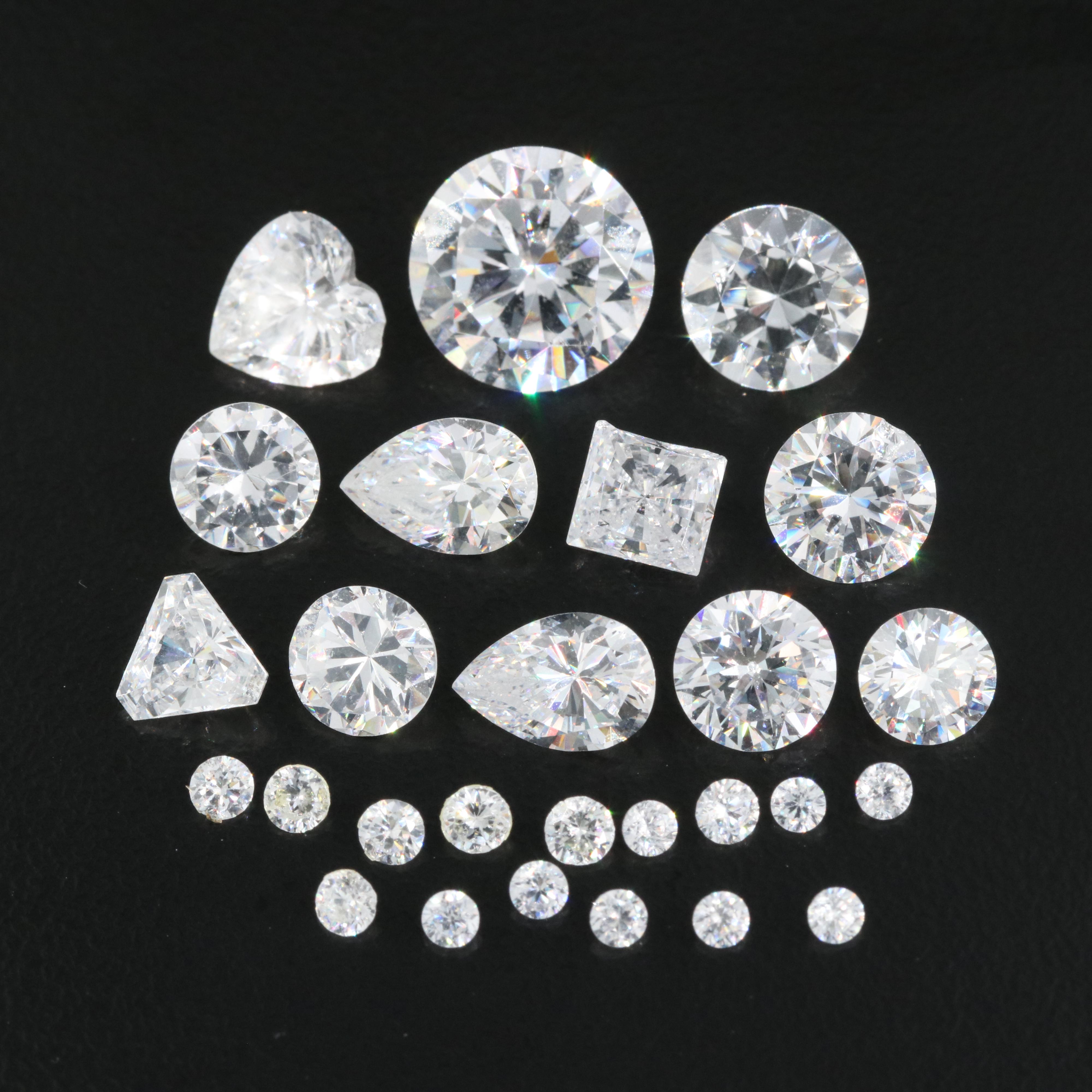 Loose Cubic Zirconia Selection