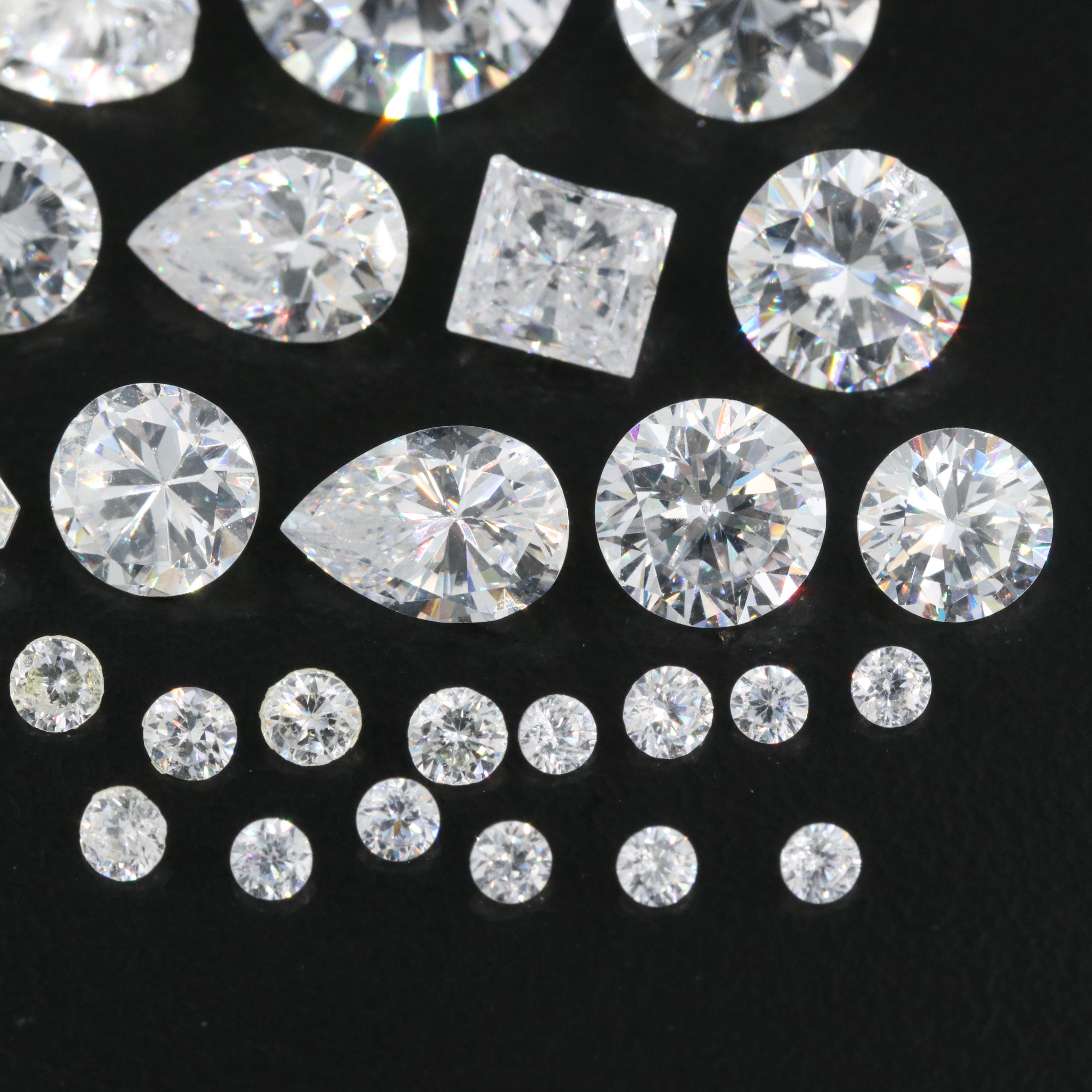 Loose Cubic Zirconia Selection