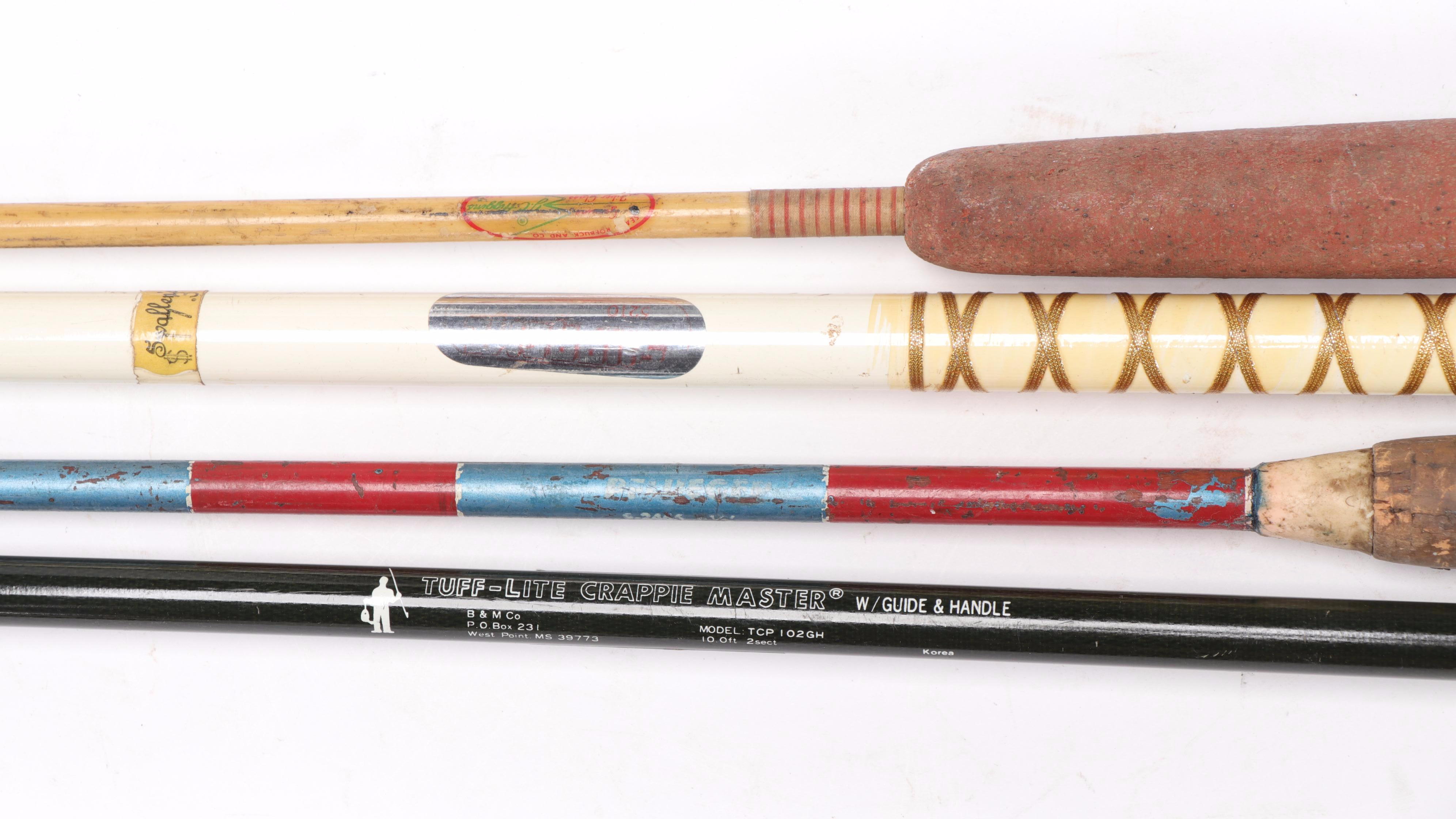 Zebco, Garcia, Tuff-Lite, More Fishing Rods with Landing Net