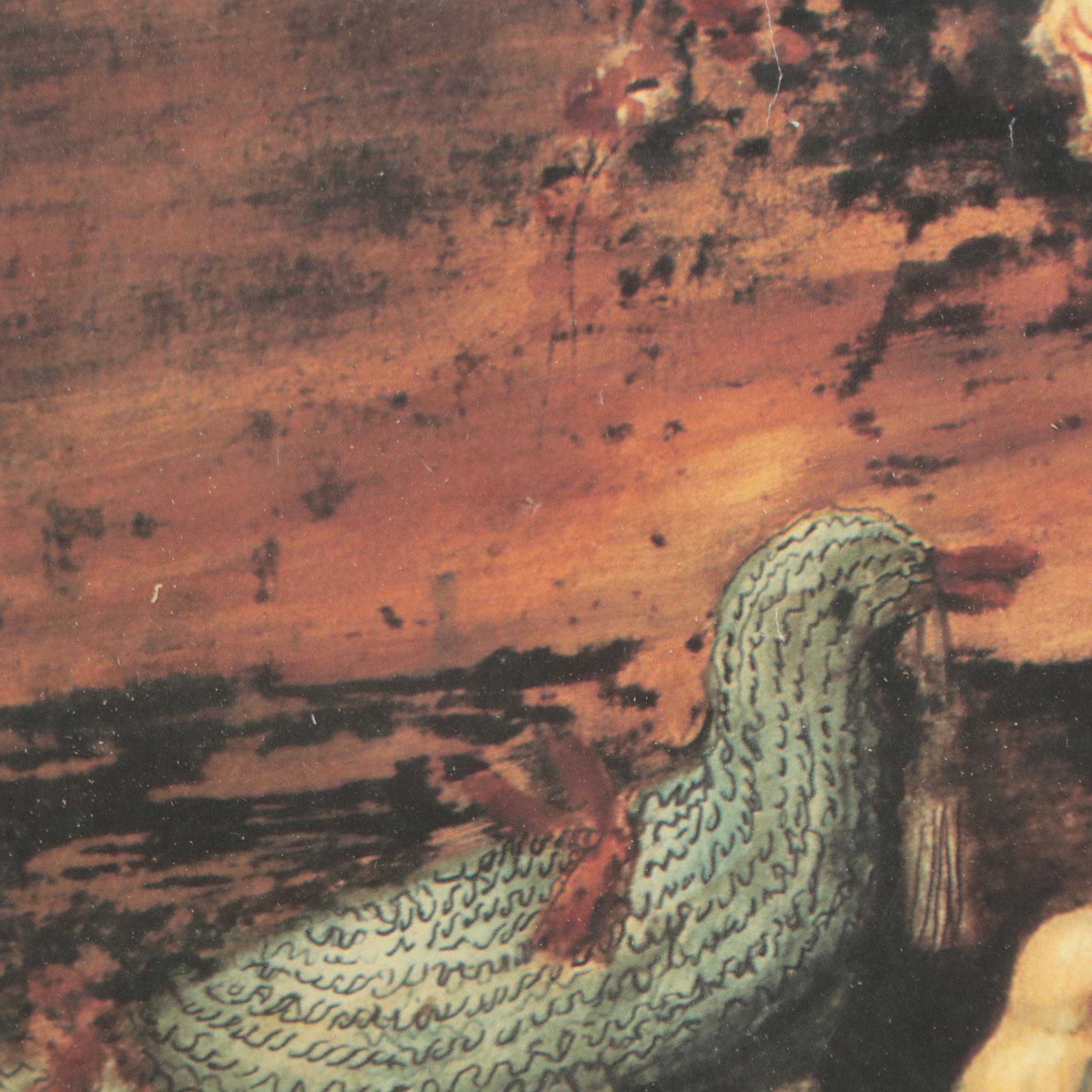 Conger Metcalf Offset Lithograph Exhibition Poster "A Retrospective"