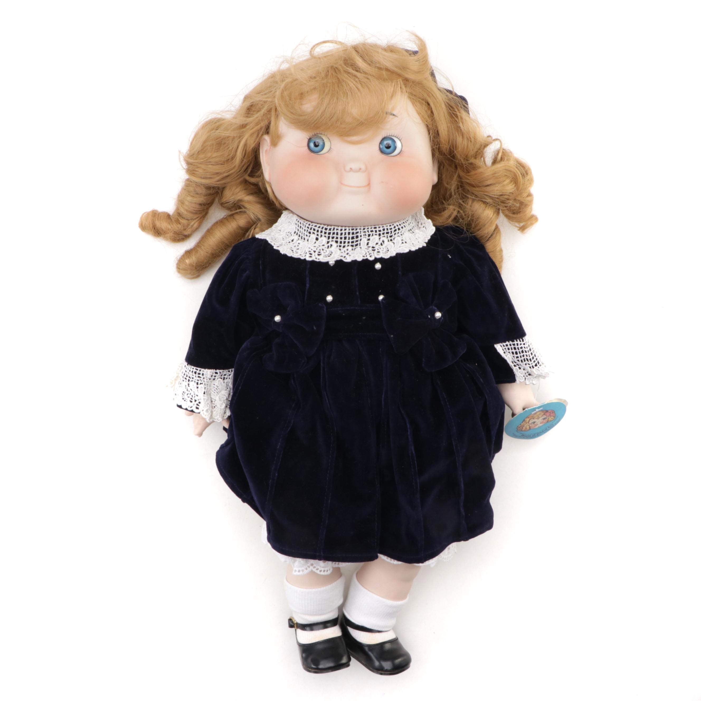 House of Global Art Dolly Dingle Limited Edition Porcelain Musical Doll