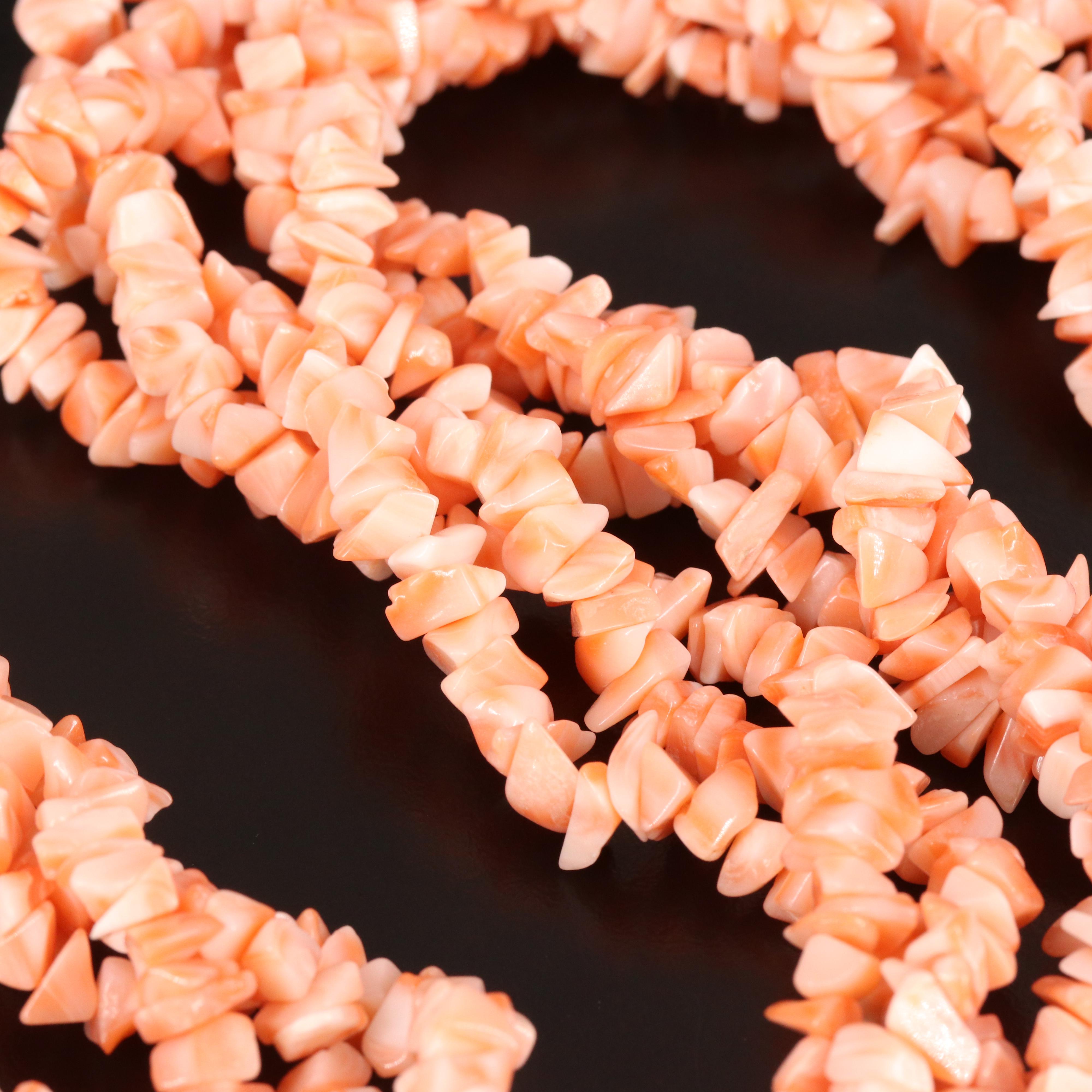 Coral Torsade Necklace
