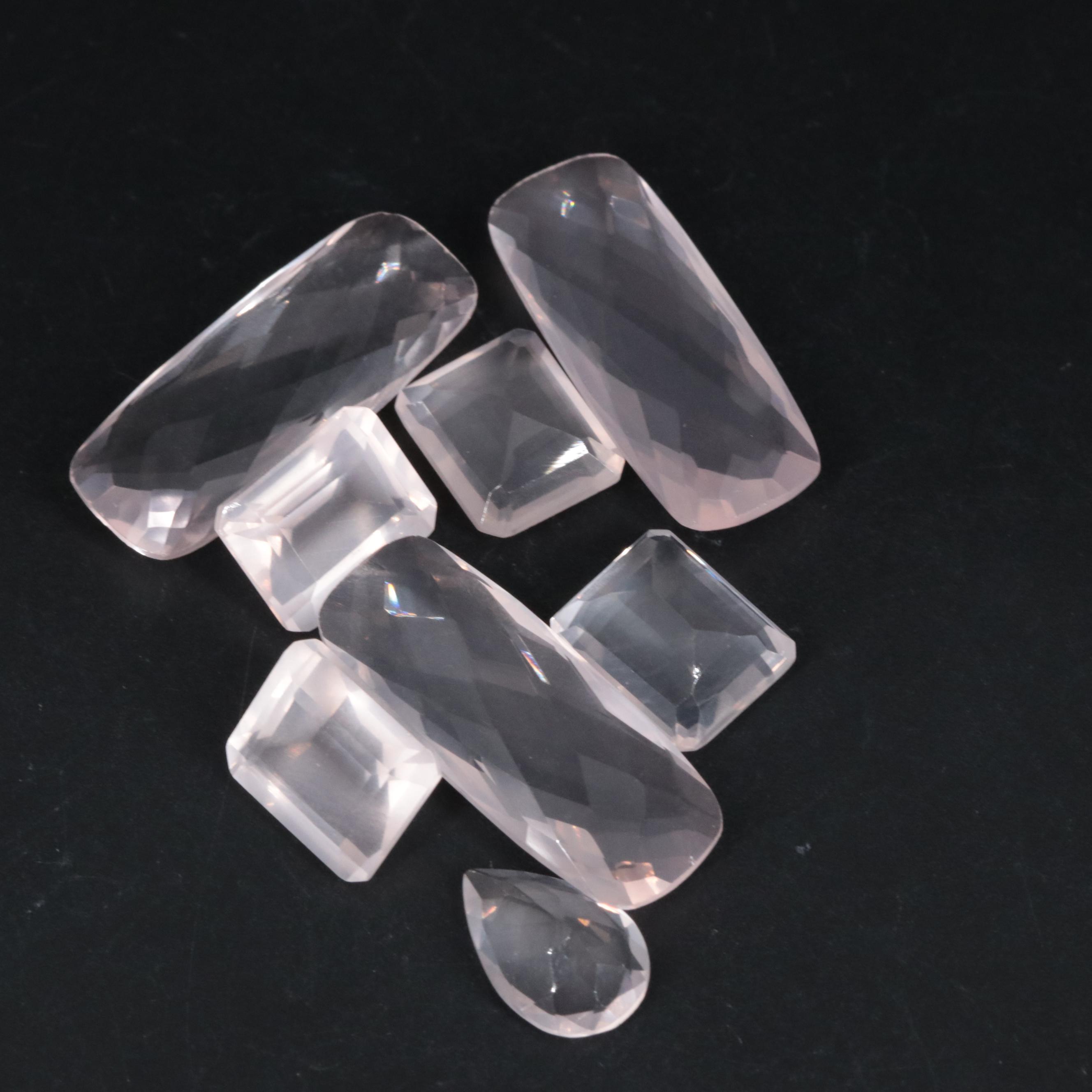 Loose 50.81 CTW Rose Quartz