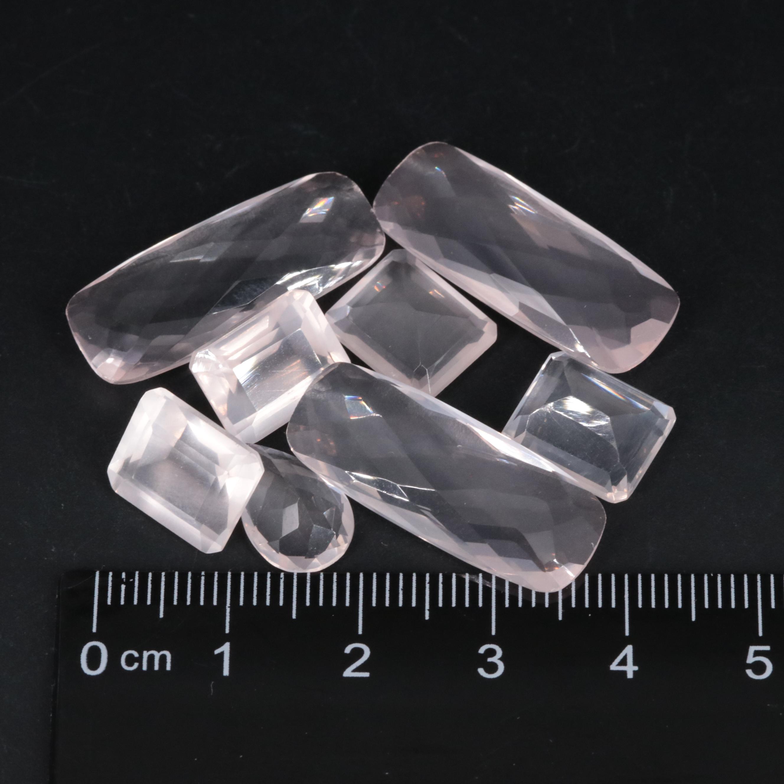 Loose 50.81 CTW Rose Quartz