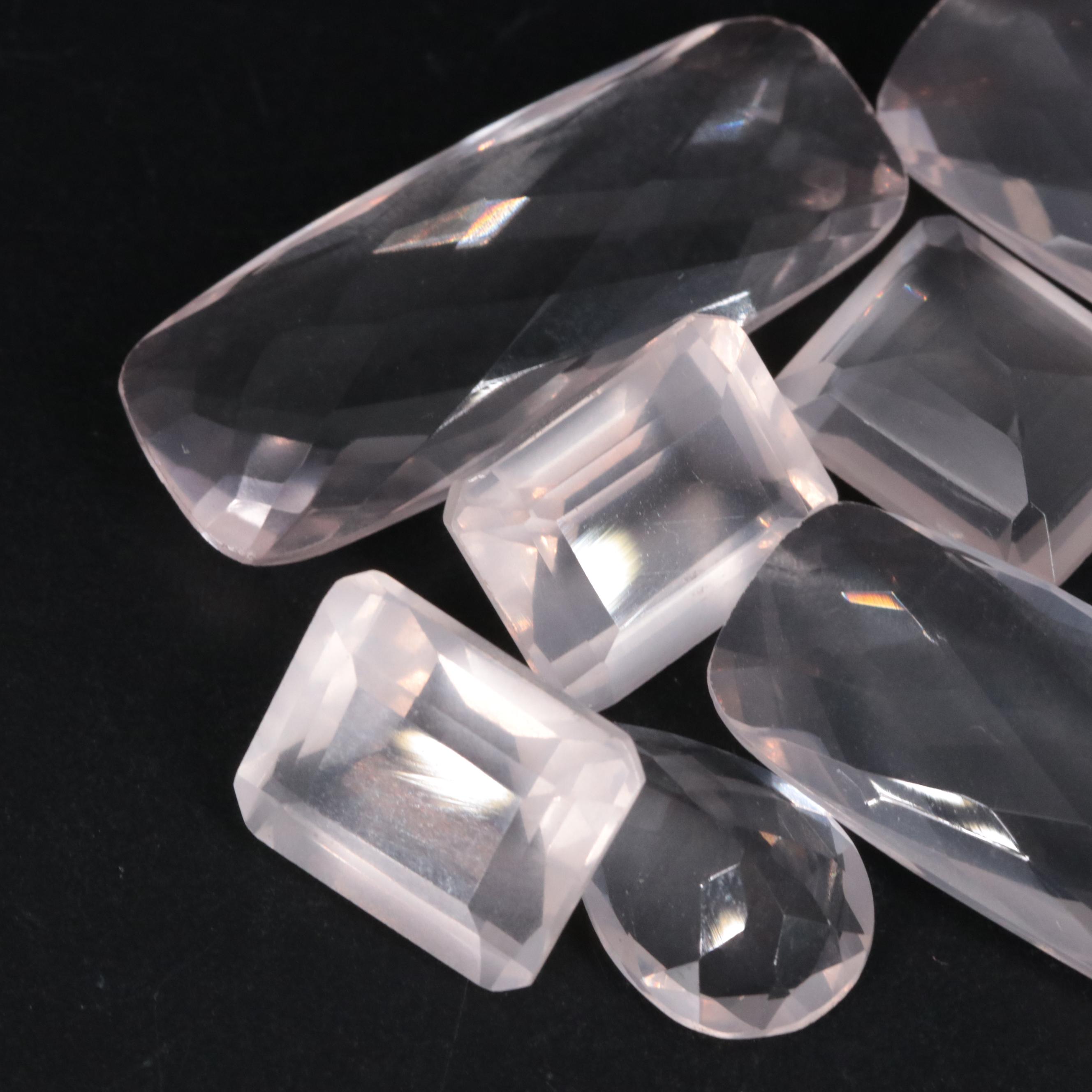 Loose 50.81 CTW Rose Quartz
