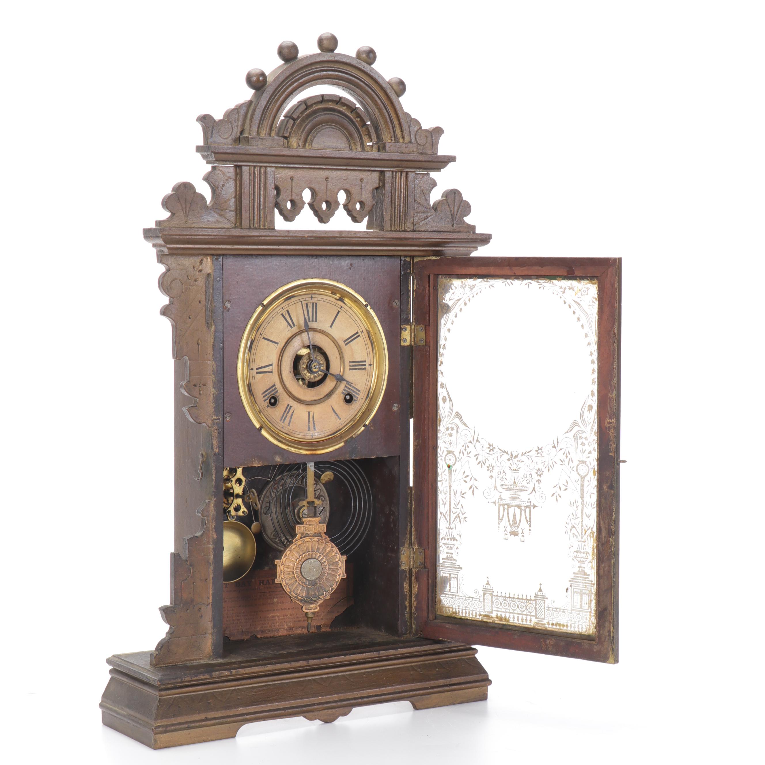 Seth Thomas Gingerbread Mantel Clock, Early 20th Century