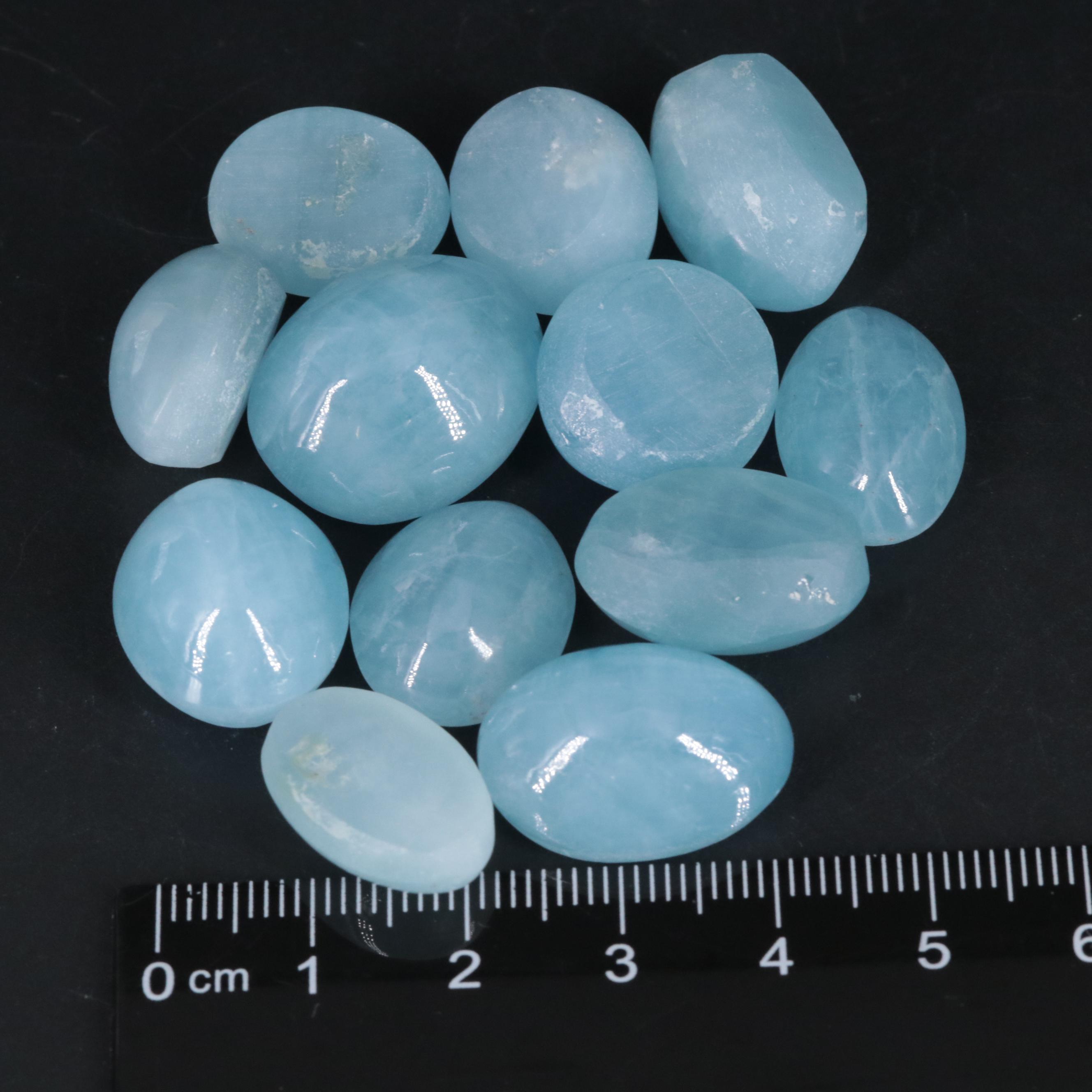 Loose 241.58 CTW Aqua Chalcedony