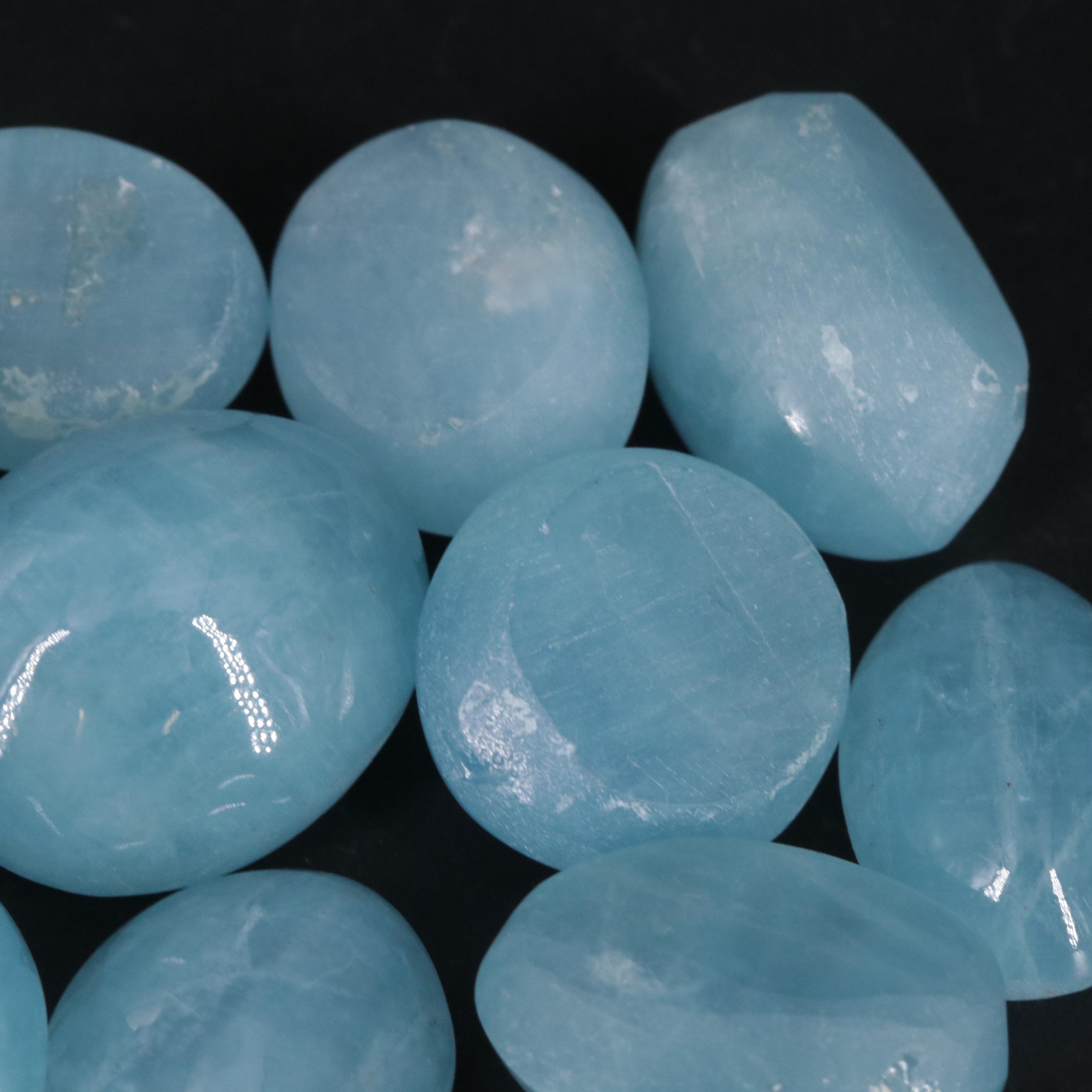 Loose 241.58 CTW Aqua Chalcedony