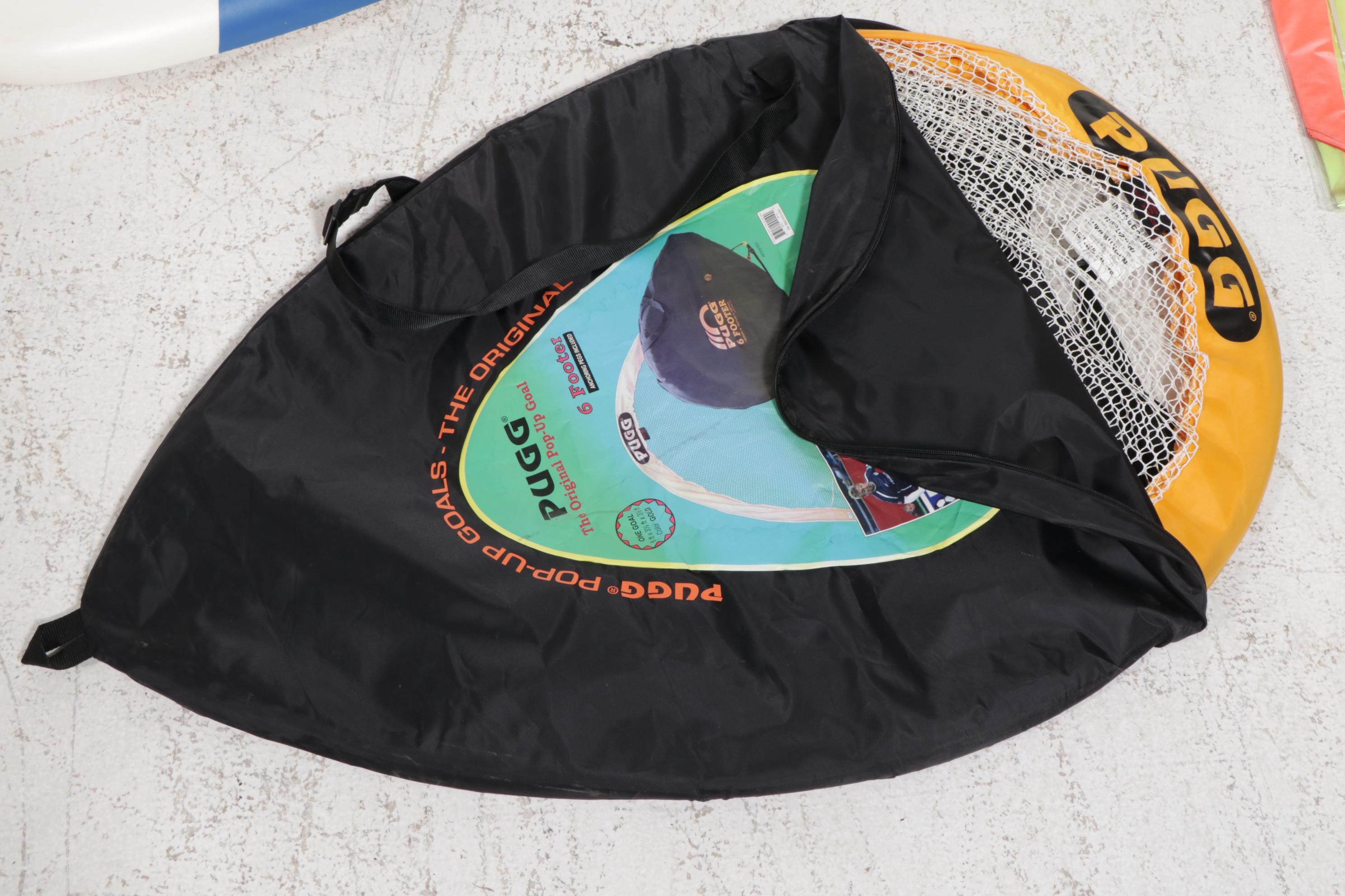 Pugg "The Original" Pop Up Goals, Foam Surfboard, & More Water Sports Equipment
