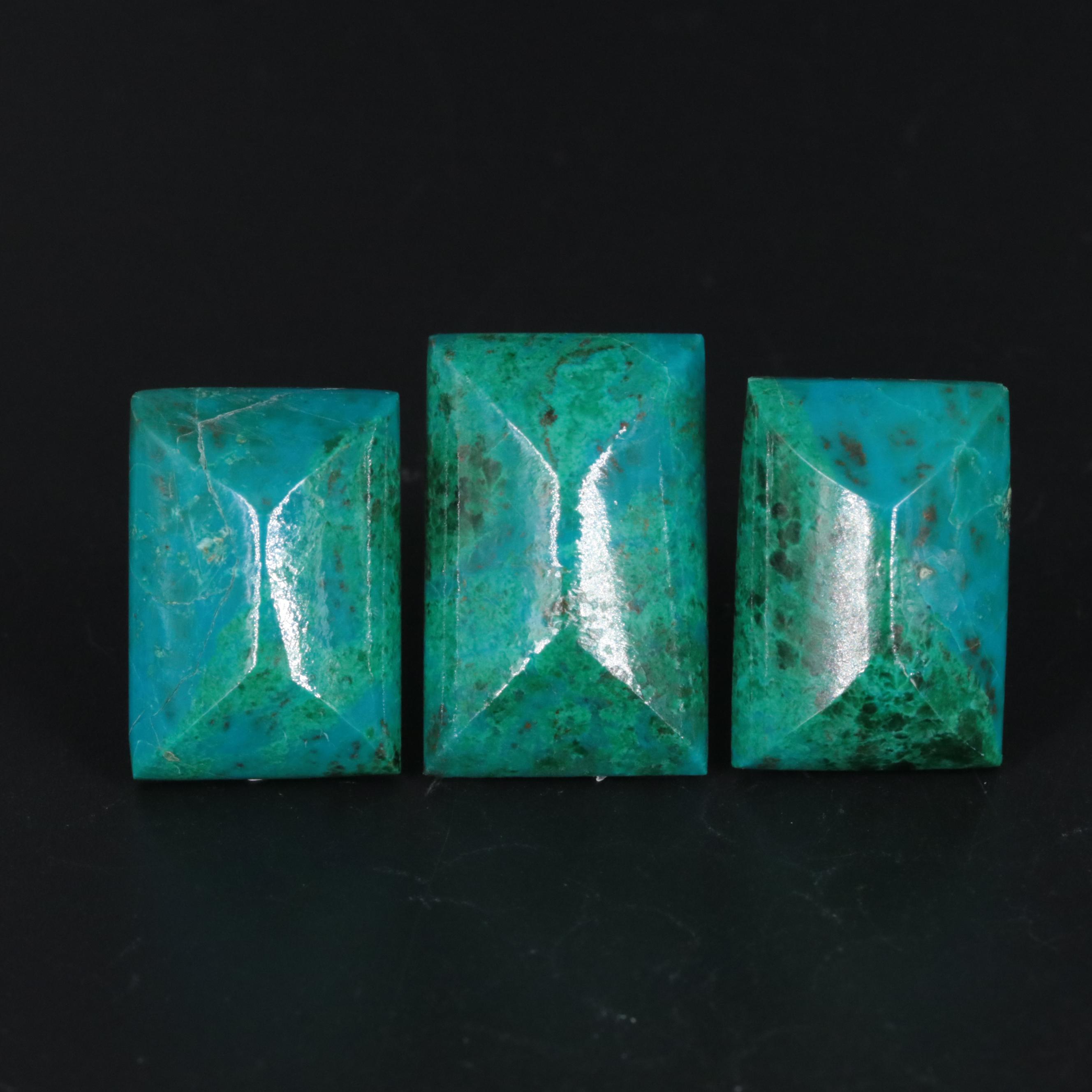 Loose 53.00 CTW Chrysocolia