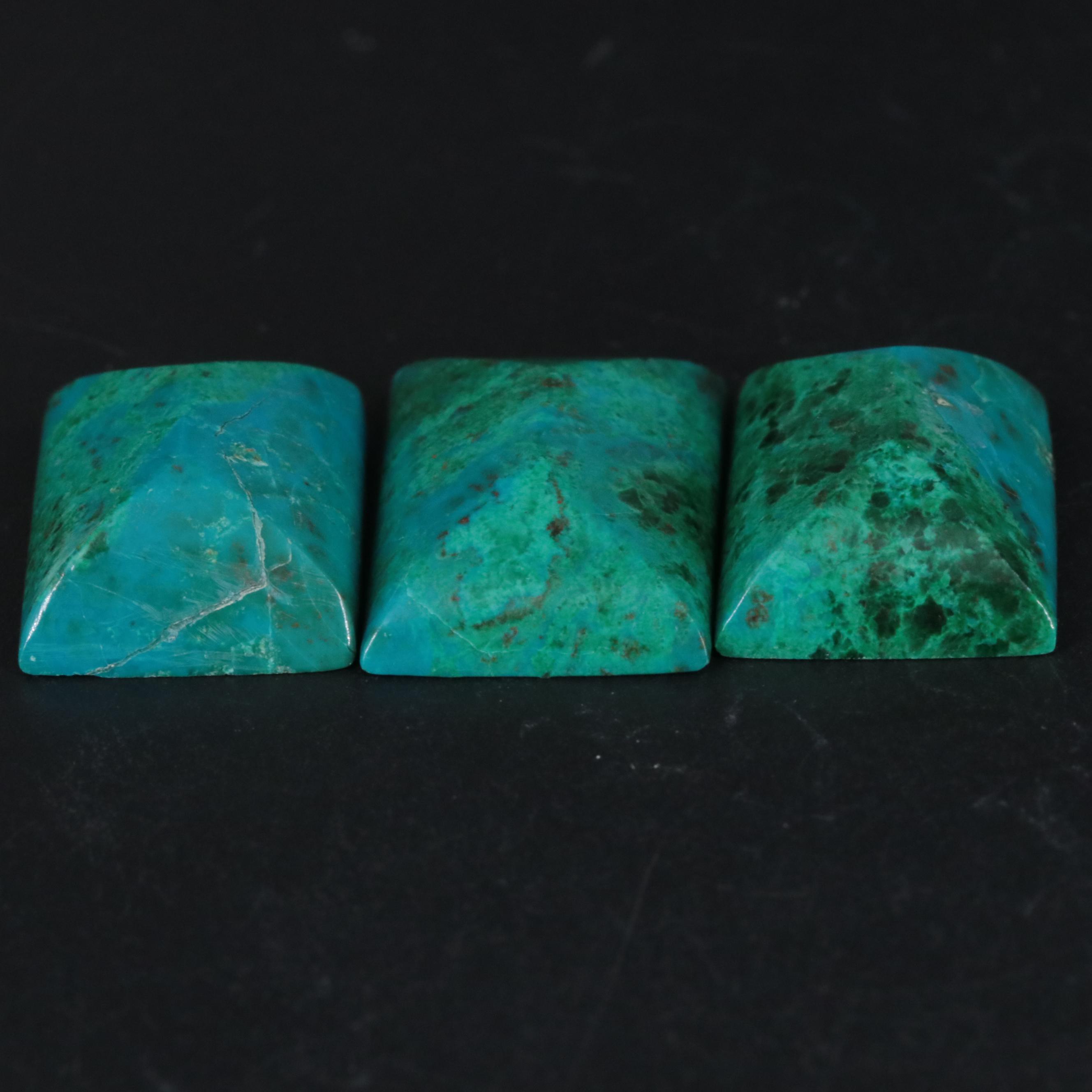 Loose 53.00 CTW Chrysocolia