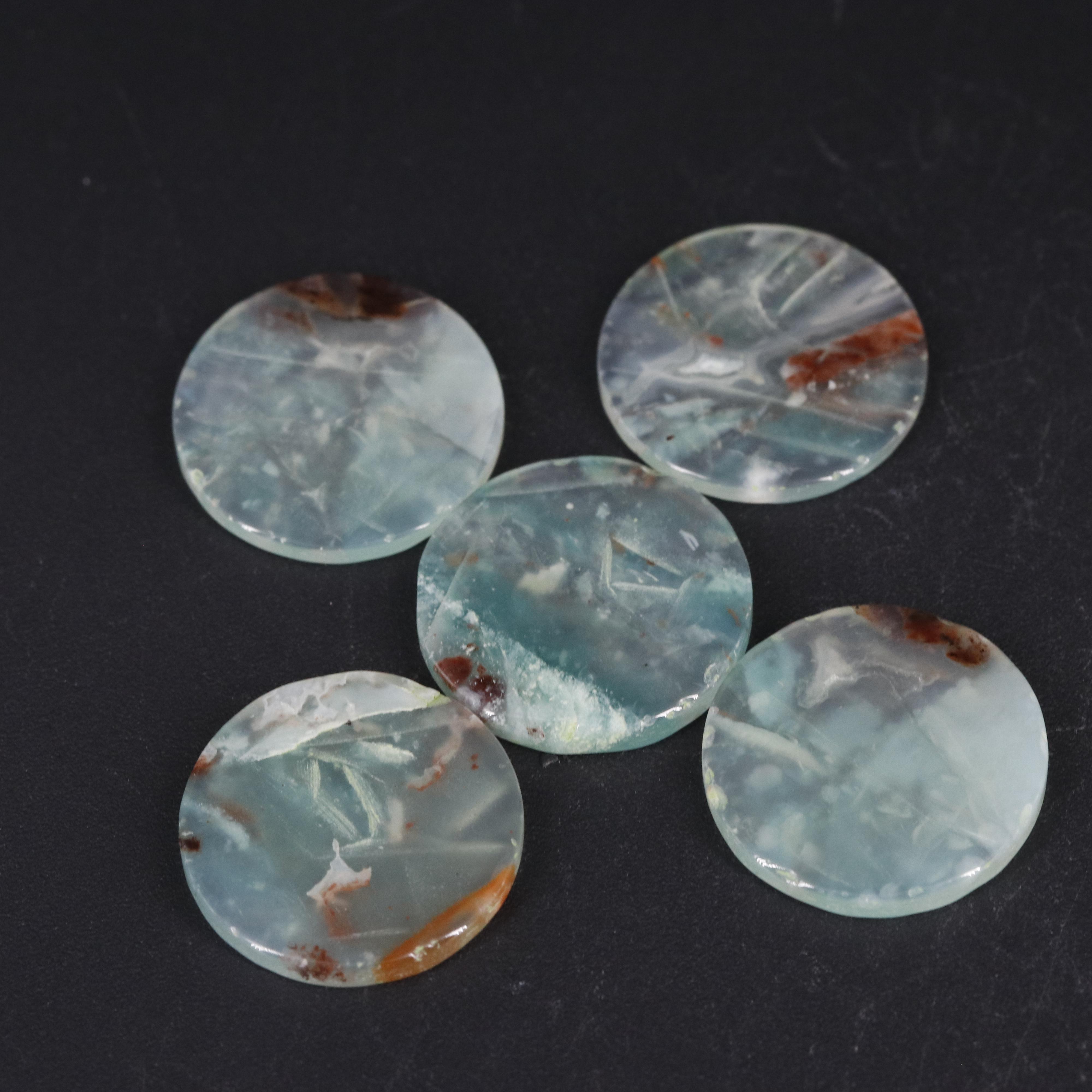 Loose 45.48 CTW Aqua Chalcedony