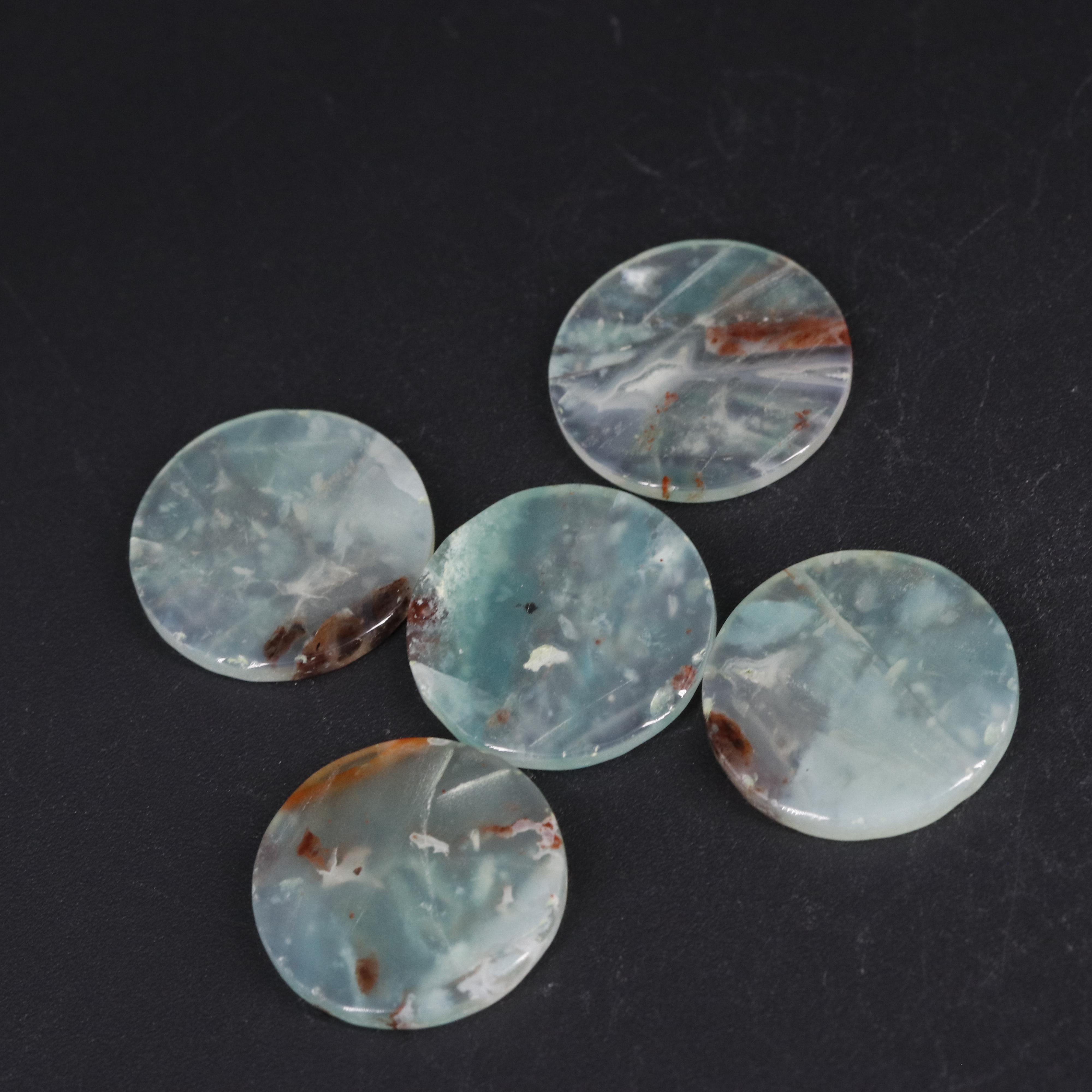 Loose 45.48 CTW Aqua Chalcedony