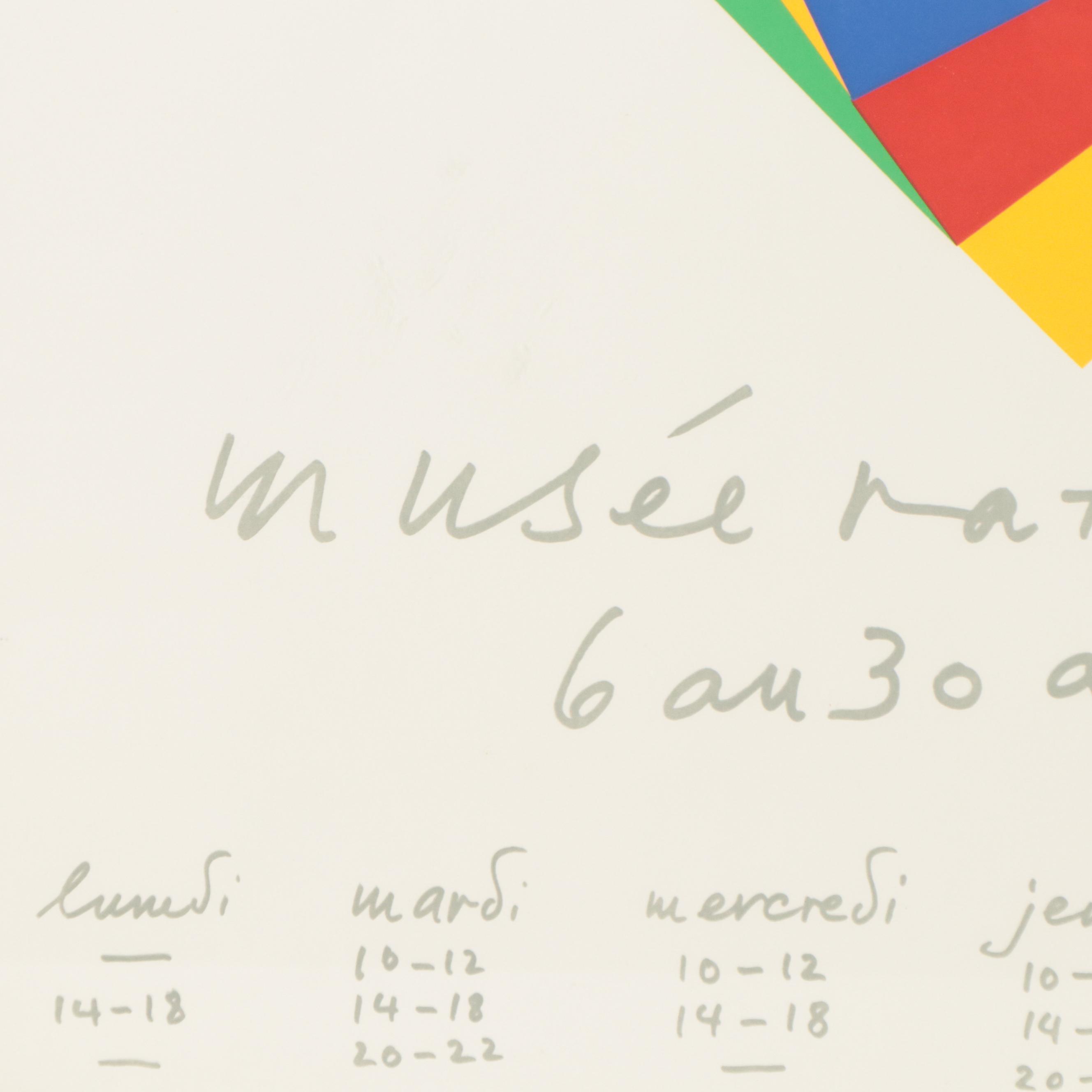 Serigraph Exhibition Poster After Max Bill, 1972