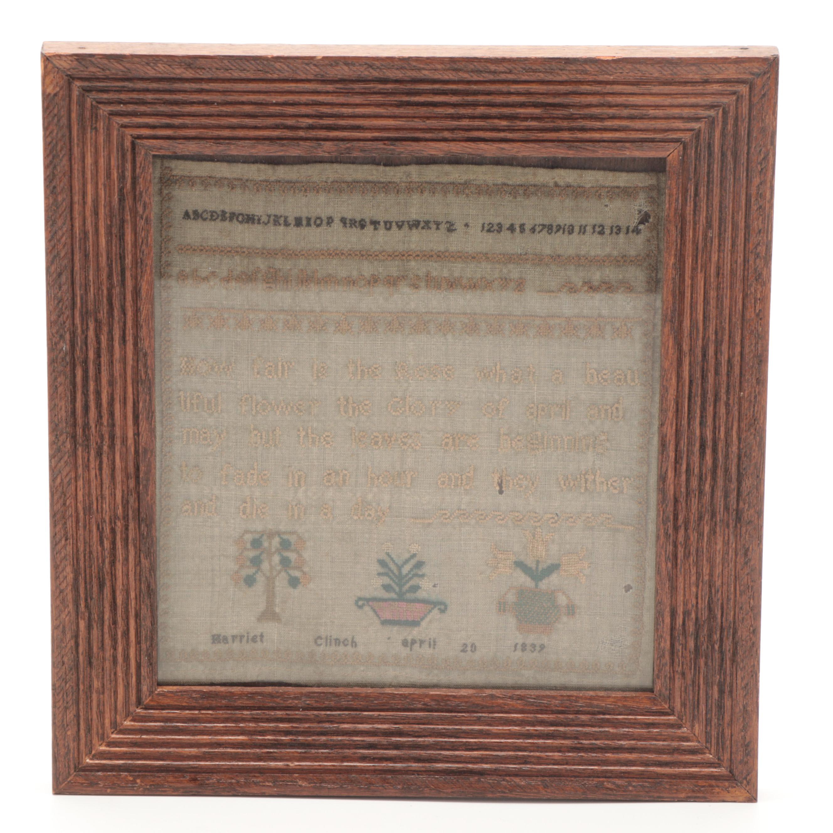 Handmade Cross-Stitch, Perforated Paper Needlework, Paper Cut Samplers, 19th C