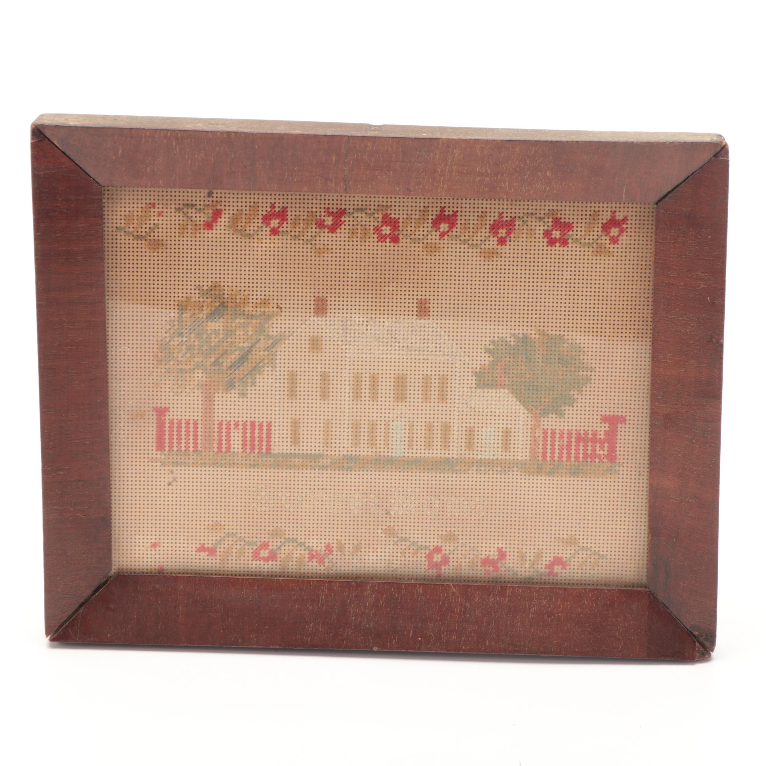 Handmade Cross-Stitch, Perforated Paper Needlework, Paper Cut Samplers, 19th C