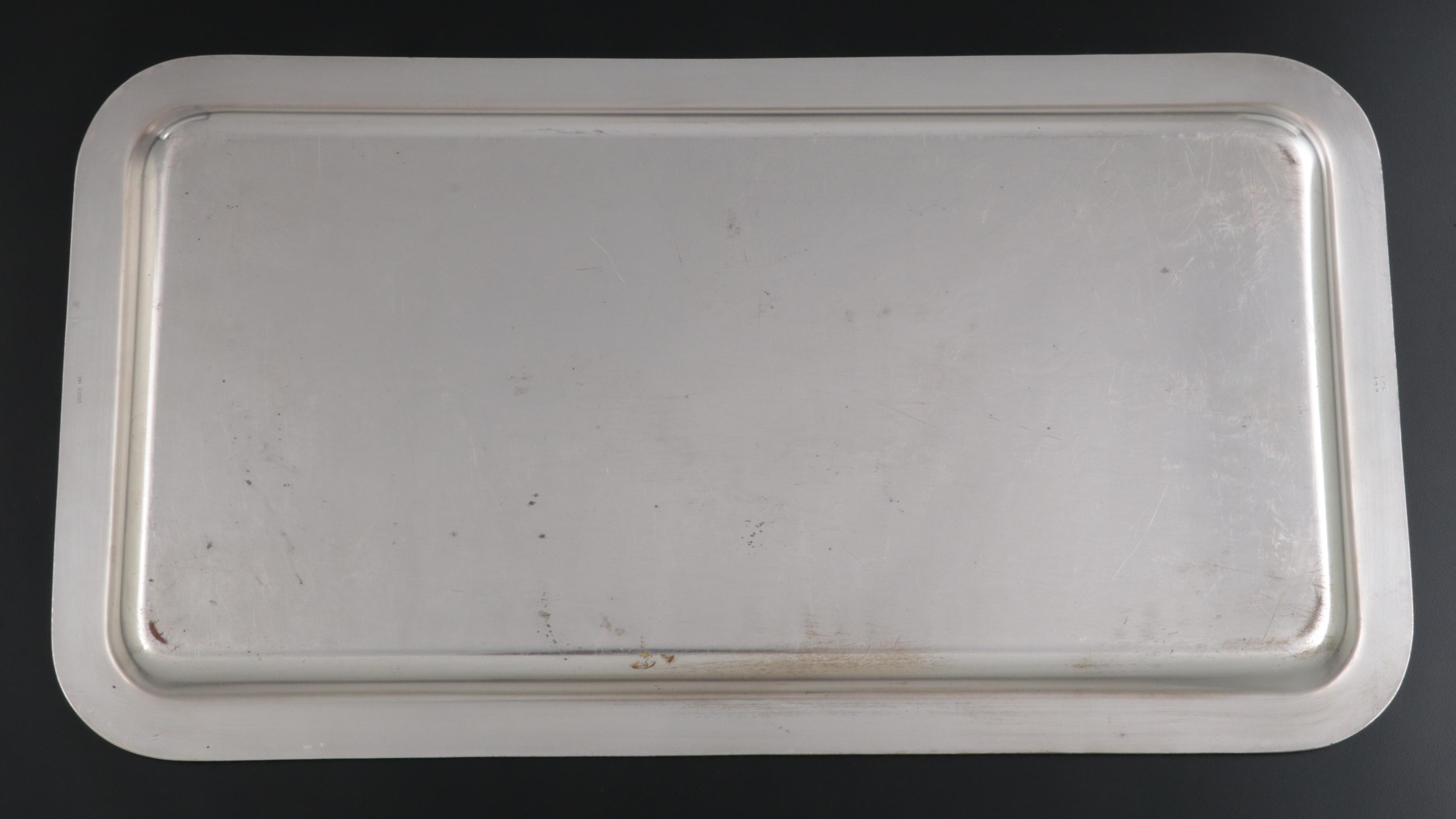 Dodge Inc Silver Plate Engraved Los Angeles Horse Show Trophy Trays