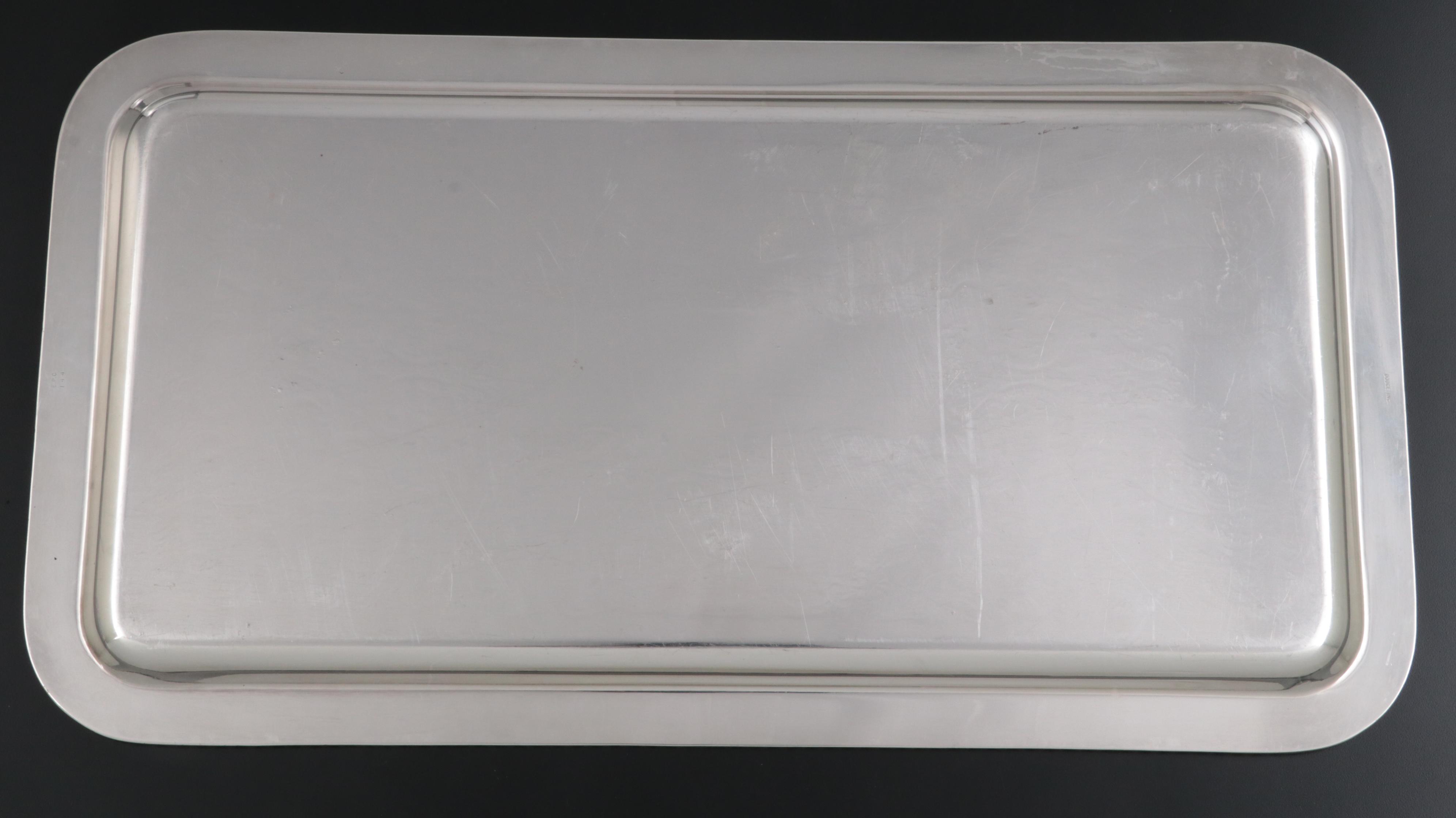 Dodge Inc Silver Plate Engraved Los Angeles Horse Show Trophy Trays