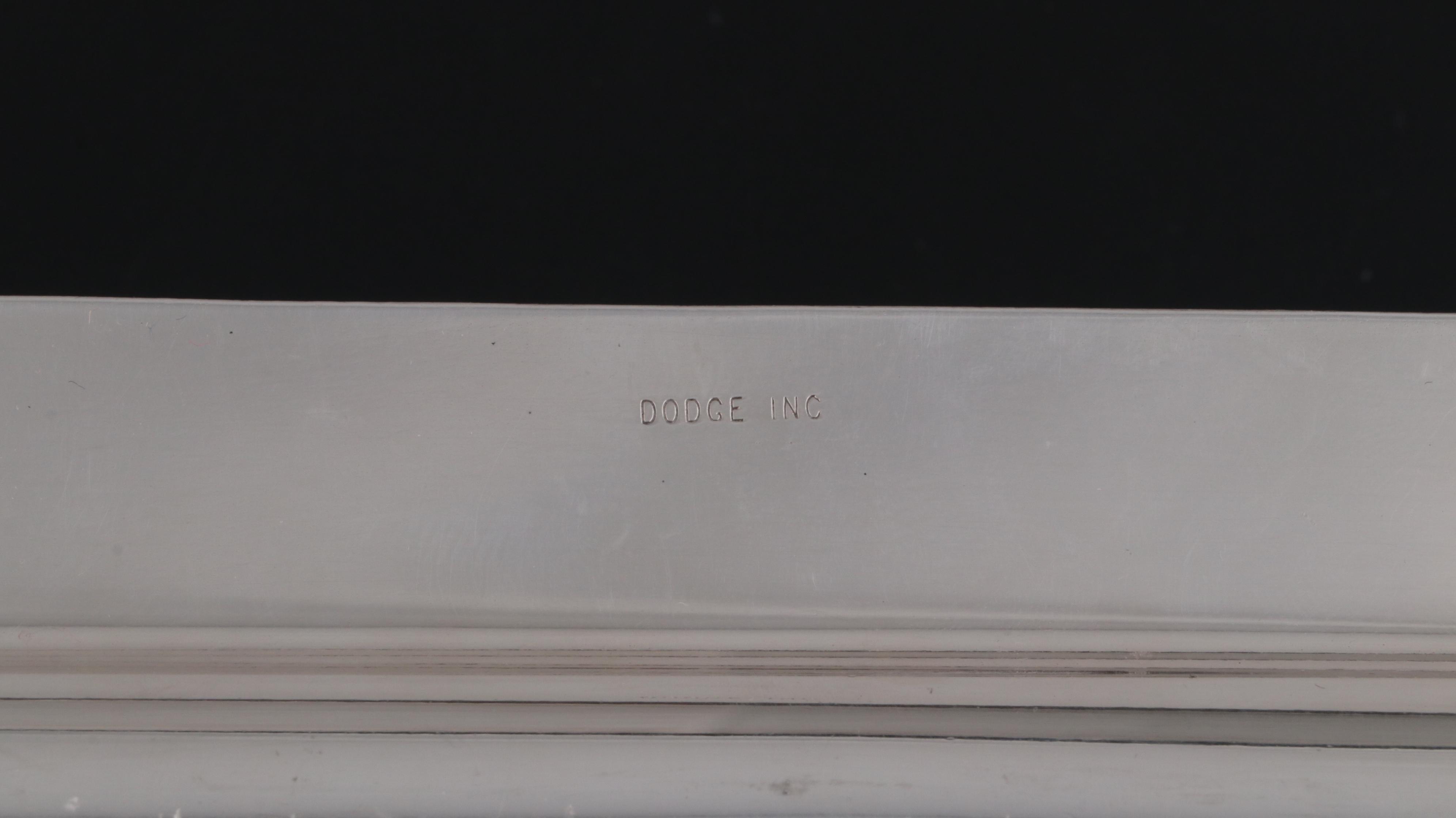 Dodge Inc Silver Plate Engraved Los Angeles Horse Show Trophy Trays