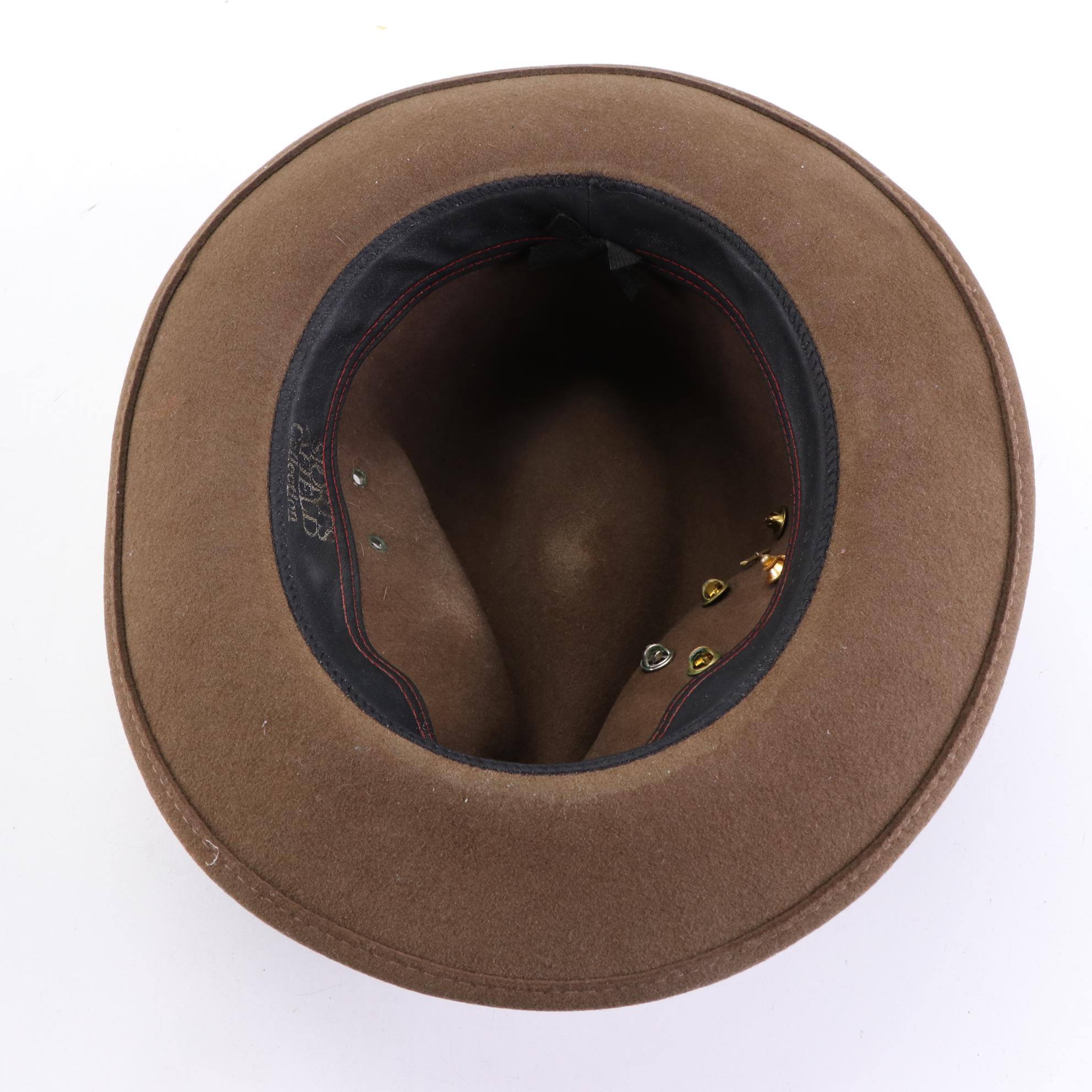 WWI Era M1911 Beaver Fur Felt Campaign Hat with Infantry Hat Cord and Other Hats