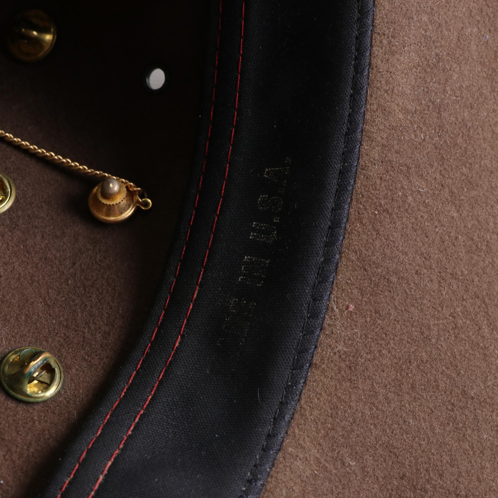 WWI Era M1911 Beaver Fur Felt Campaign Hat with Infantry Hat Cord and Other Hats