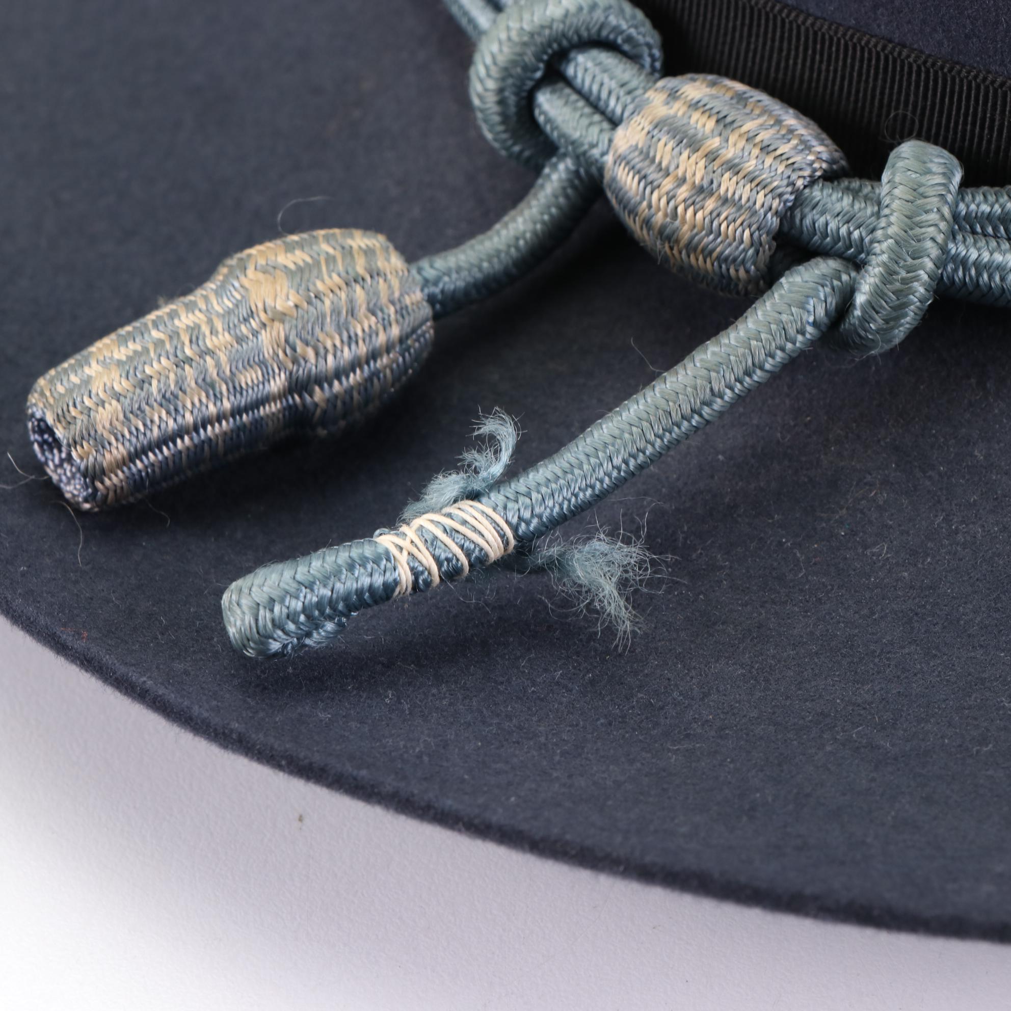 WWI Era M1911 Beaver Fur Felt Campaign Hat with Infantry Hat Cord and Other Hats