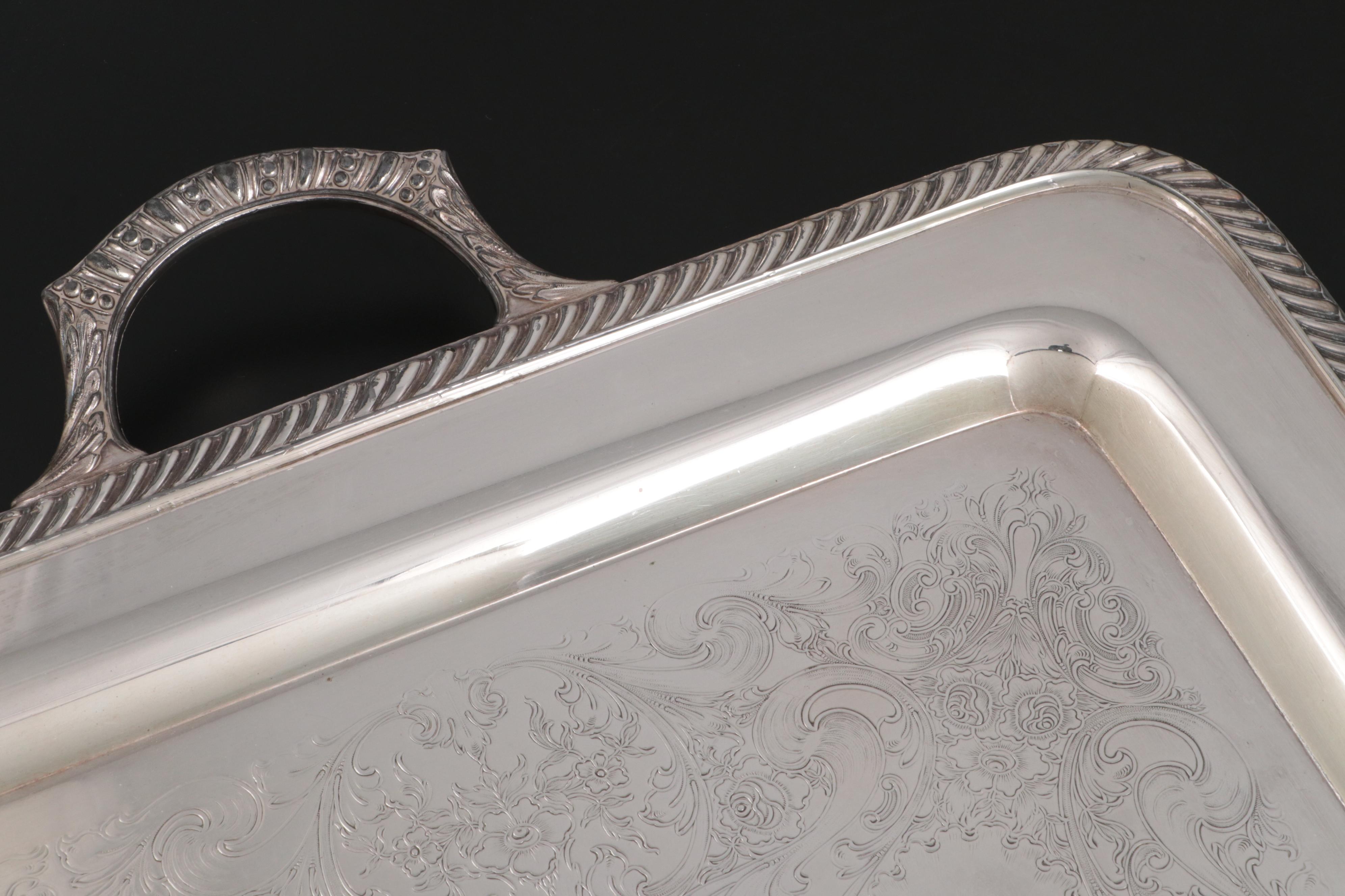 WM Rogers American Royal Horse Show Silver Plate Trophy Tray